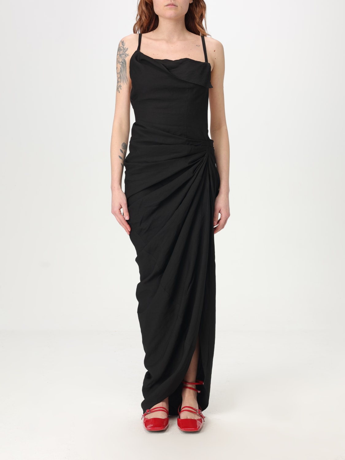 JACQUEMUS DRESS: Dress woman Jacquemus, Black - Img 1