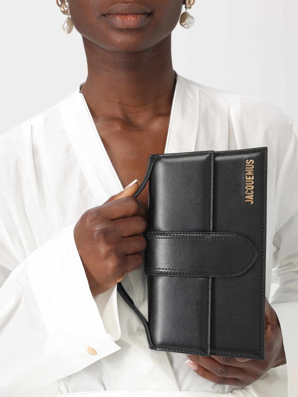 JACQUEMUS MINI BAG: Shoulder bag woman Jacquemus, Black - Img 2