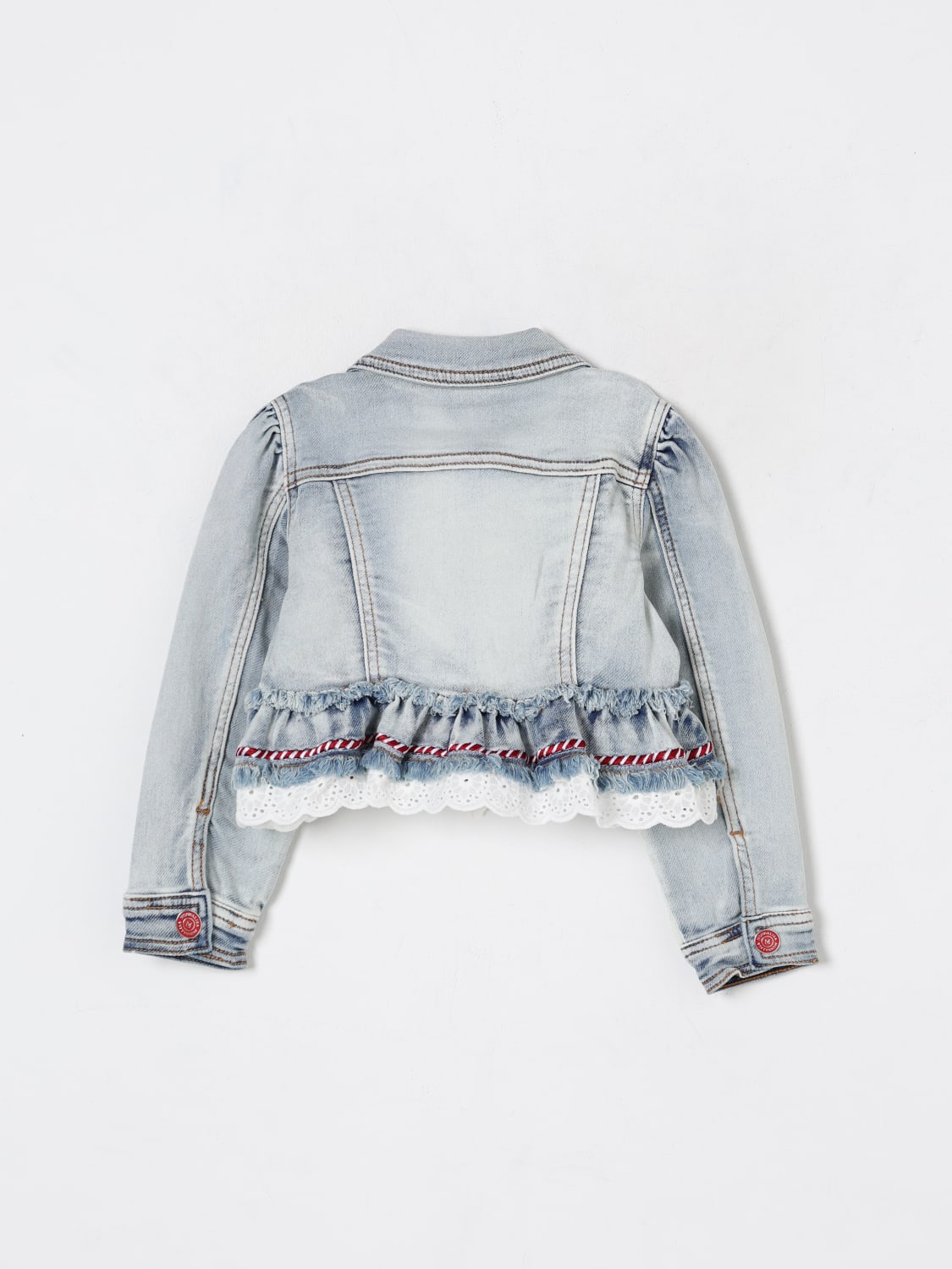 MONNALISA JACKET: Coats kids Monnalisa, Yellow Cream - Img 2