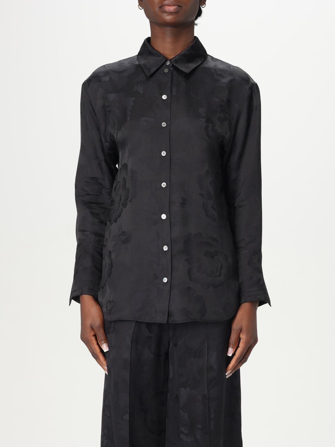 KENZO HEMDBLUSE: Hemdbluse damen Kenzo, Schwarz - Img 1