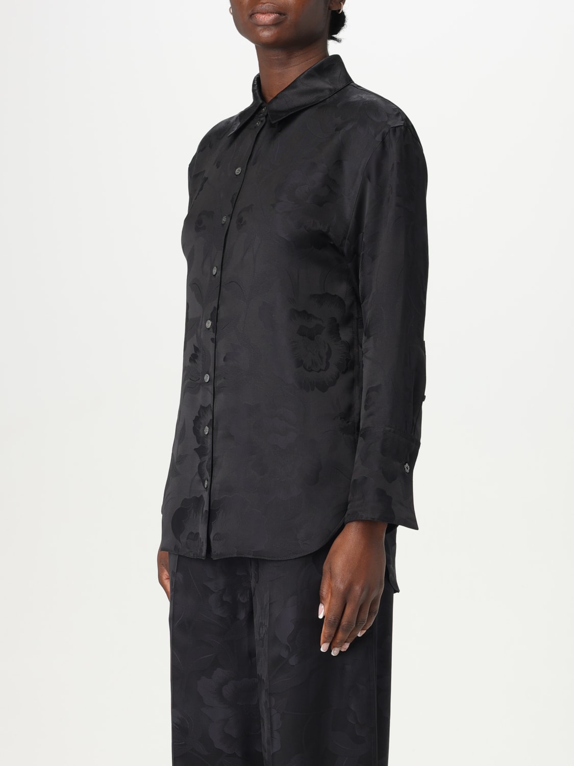 KENZO HEMDBLUSE: Hemdbluse damen Kenzo, Schwarz - Img 4