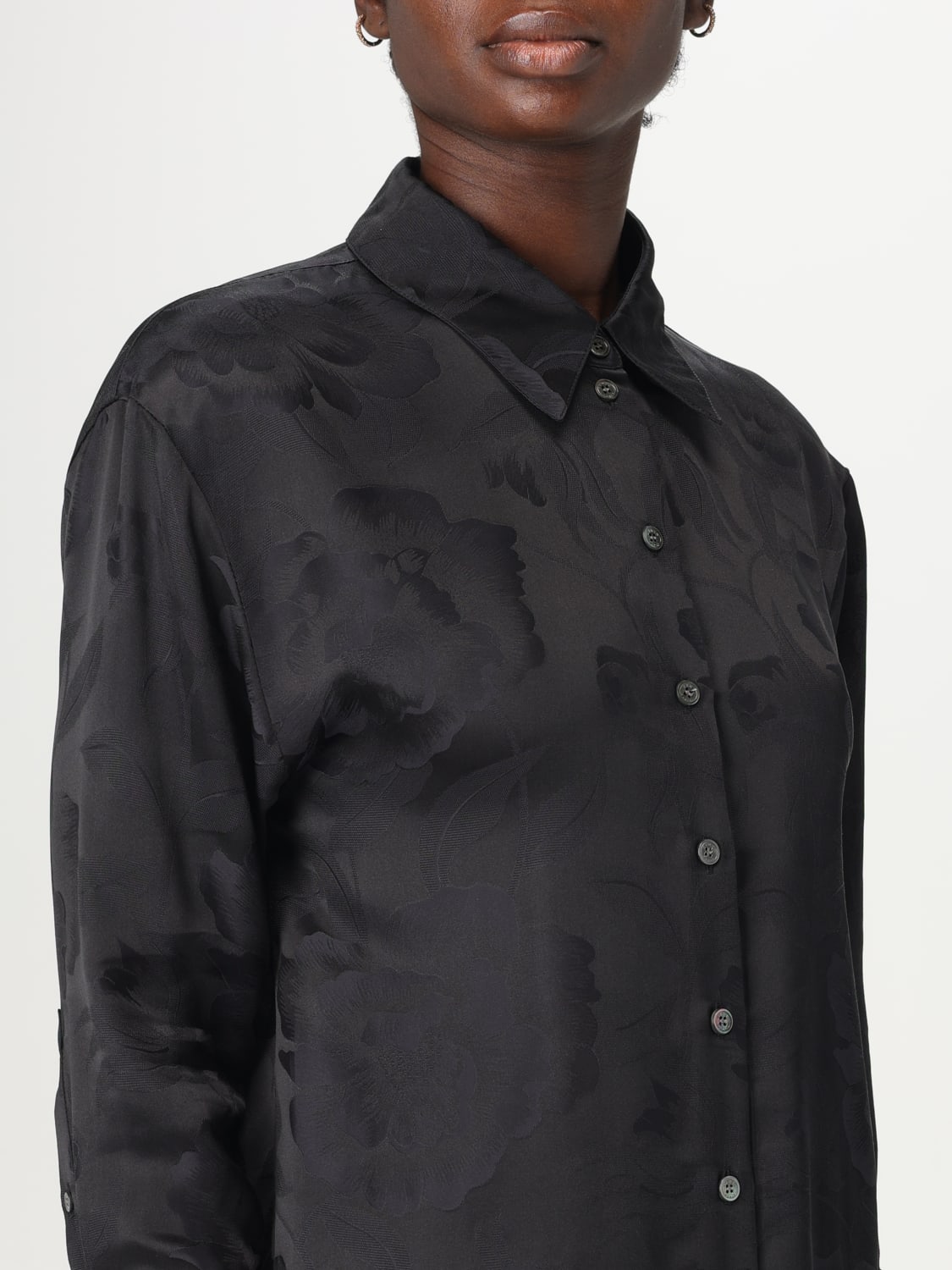 KENZO HEMDBLUSE: Hemdbluse damen Kenzo, Schwarz - Img 5