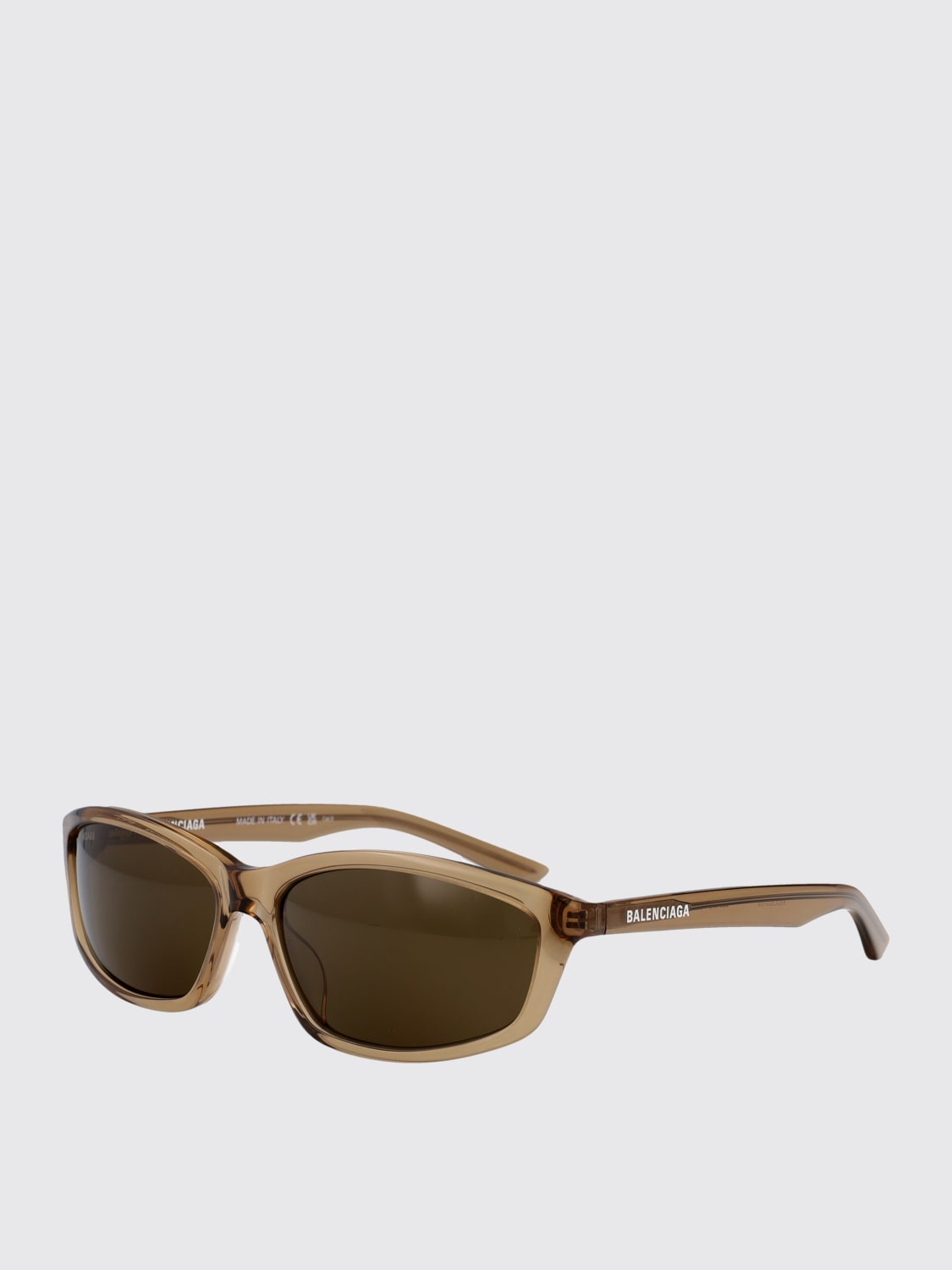 サングラス BALENCIAGA Woman Sunglasses Earth BB0401S 004 Balenciaga BB0401S 004 - Beige Sunglasses for Man and Woman