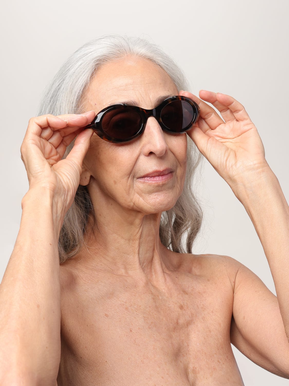 TOM FORD OCCHIALI DA SOLE: Occhiali da sole in acetato Carmen Tom Ford, Marrone - Img 2