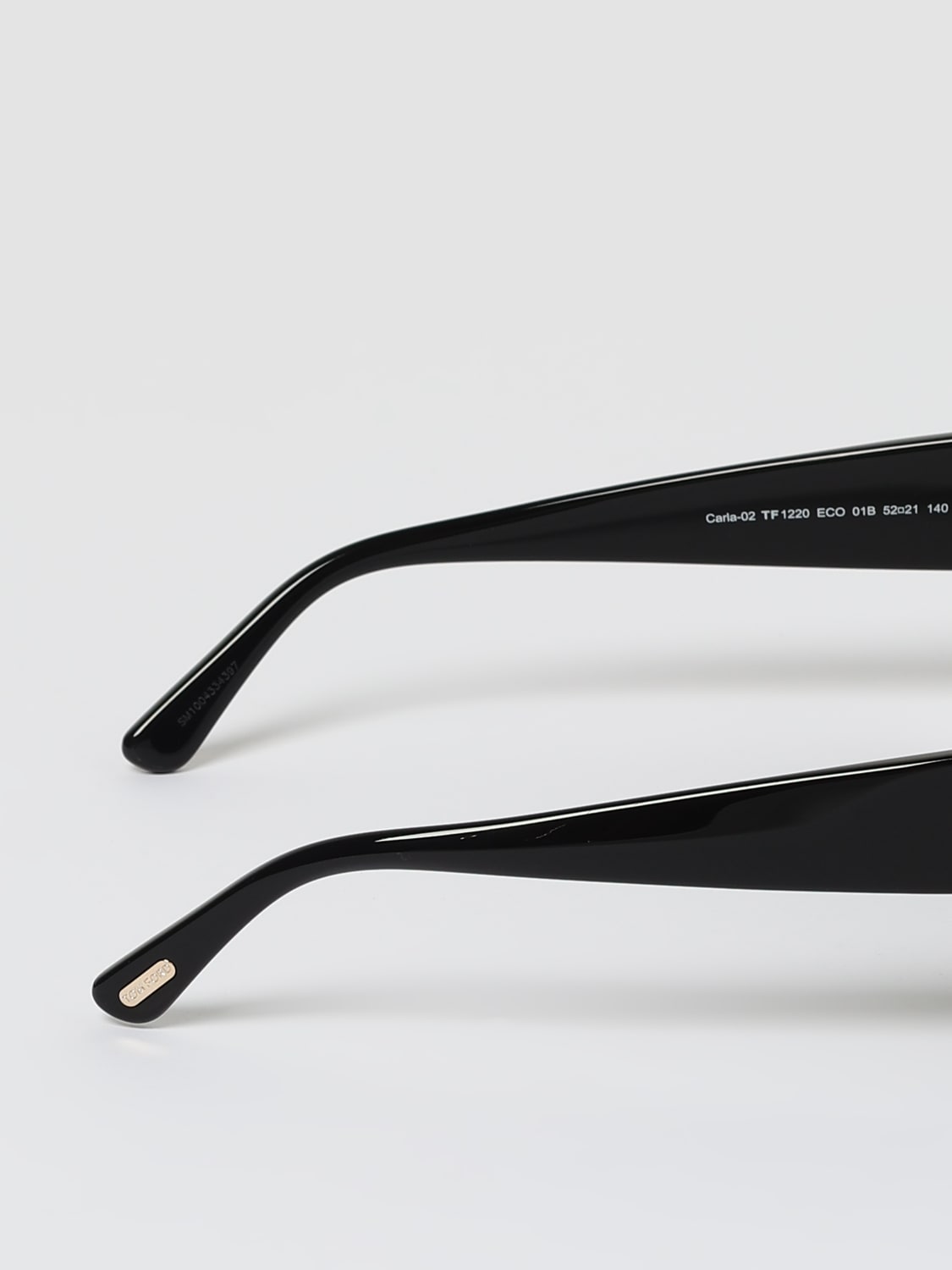 サングラス TOM FORD Woman Sunglasses Black CARLA-02 TF1220 01B Tom Ford Carla-02 TF1220 01B Sunglasses - US