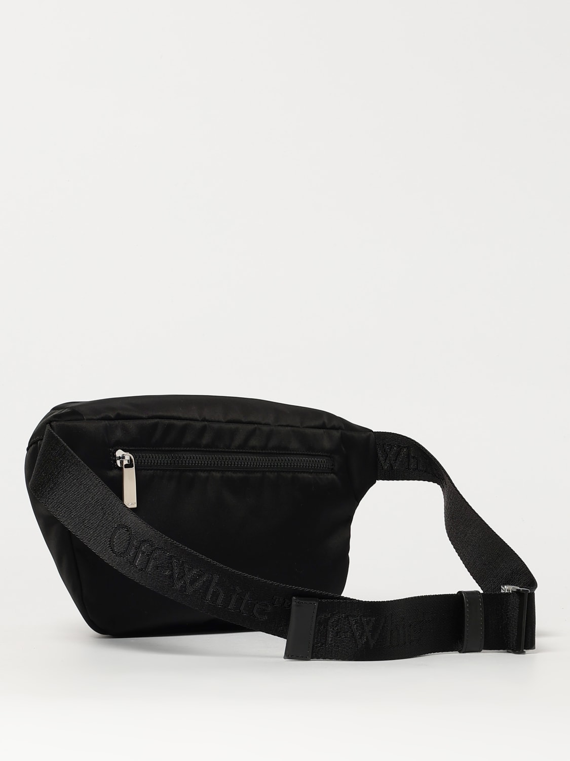 OFF-WHITE MARSUPIO: Marsupio in tessuto tecnico Outdoor Zip-Up Belt Bag Off-white, Nero - Img 2