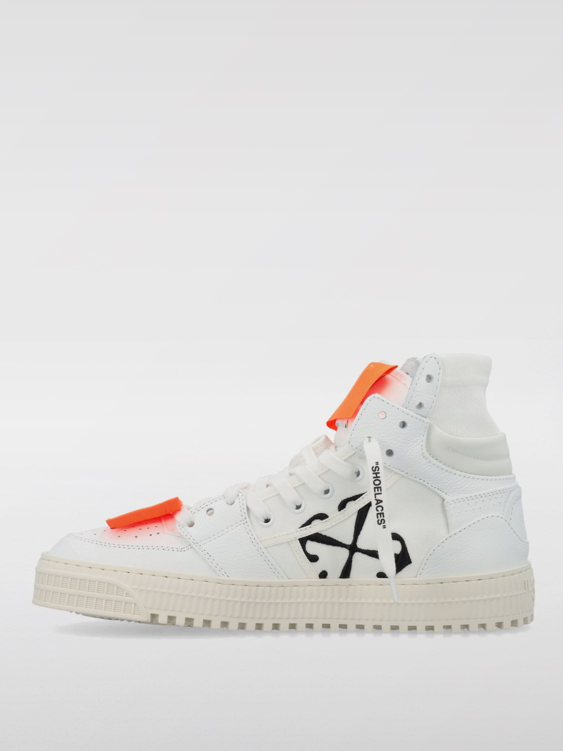 OFF-WHITE SNEAKERS: Sneakers Off Court 3.0 Off-White in pelle a grana e mesh , Bianco 1 - Img 3