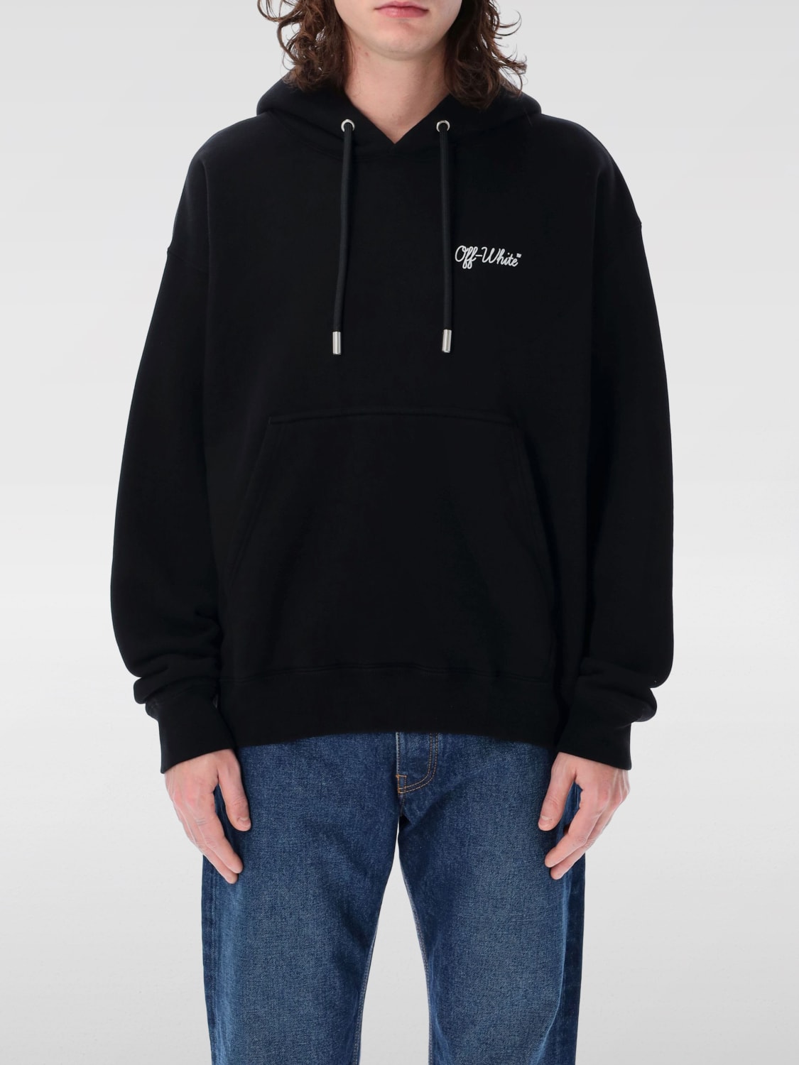 OFF-WHITE SUDADERA: Sudadera hombre Off-white, Negro - Img 1