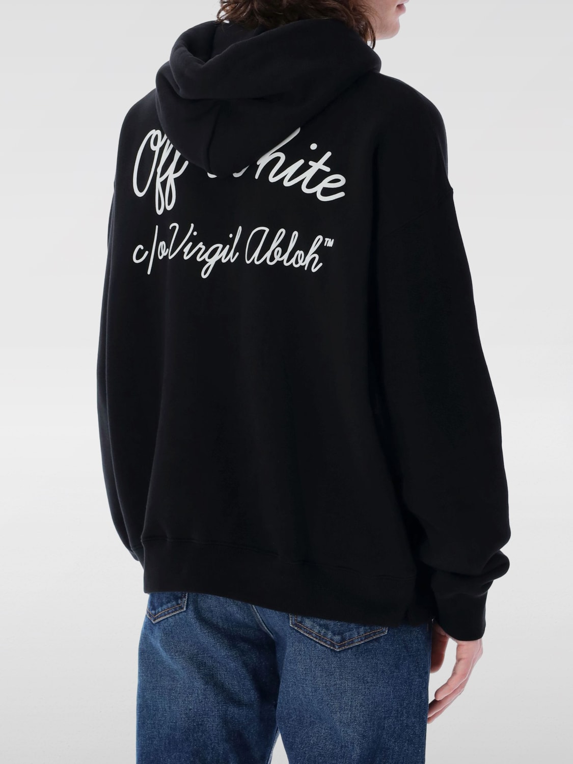 OFF-WHITE SUDADERA: Sudadera hombre Off-white, Negro - Img 2
