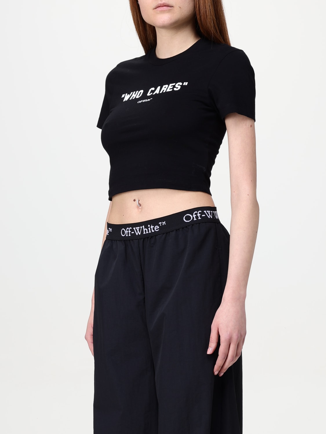 Tシャツ・カットソー OFF WHITE Women Tops OWAD211C99JER0011001 Black Off-White c/o Virgil Abloh Tops for Women | Online Sale up