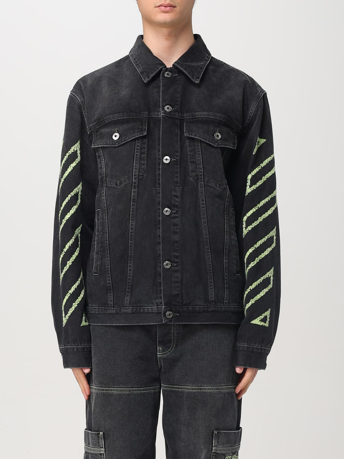 OFF-WHITE JACKET: Jacket men Off-white, Black - Img 1