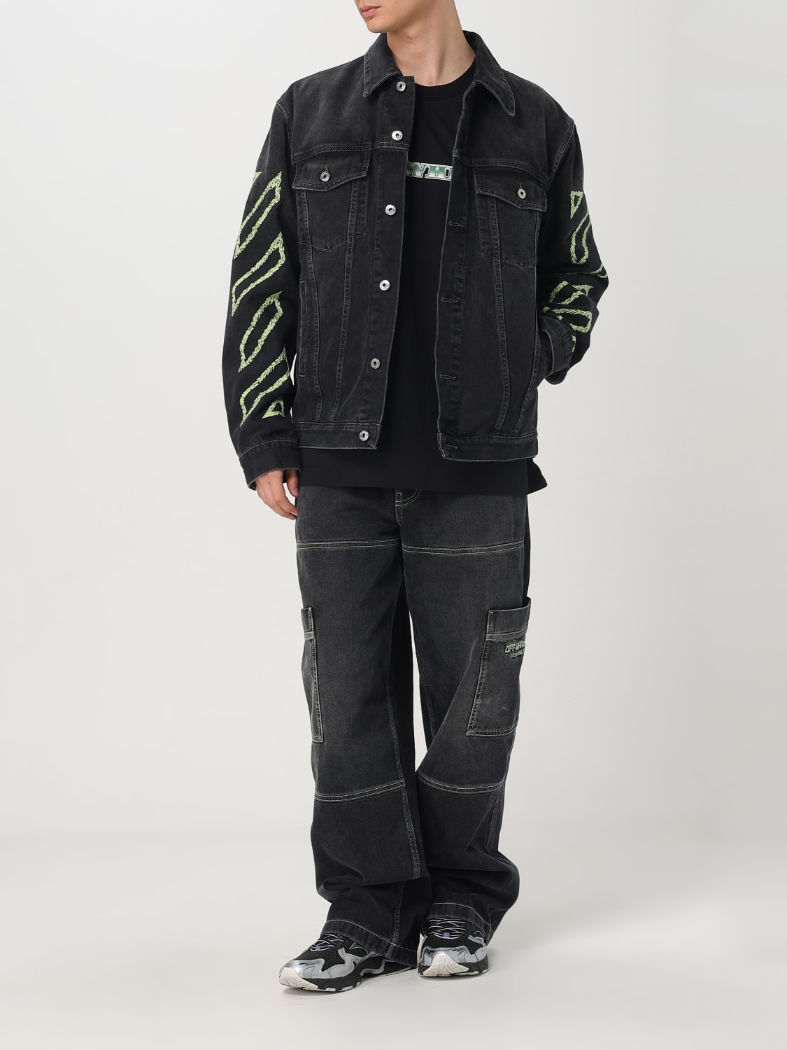 OFF-WHITE JACKET: Jacket men Off-white, Black - Img 2