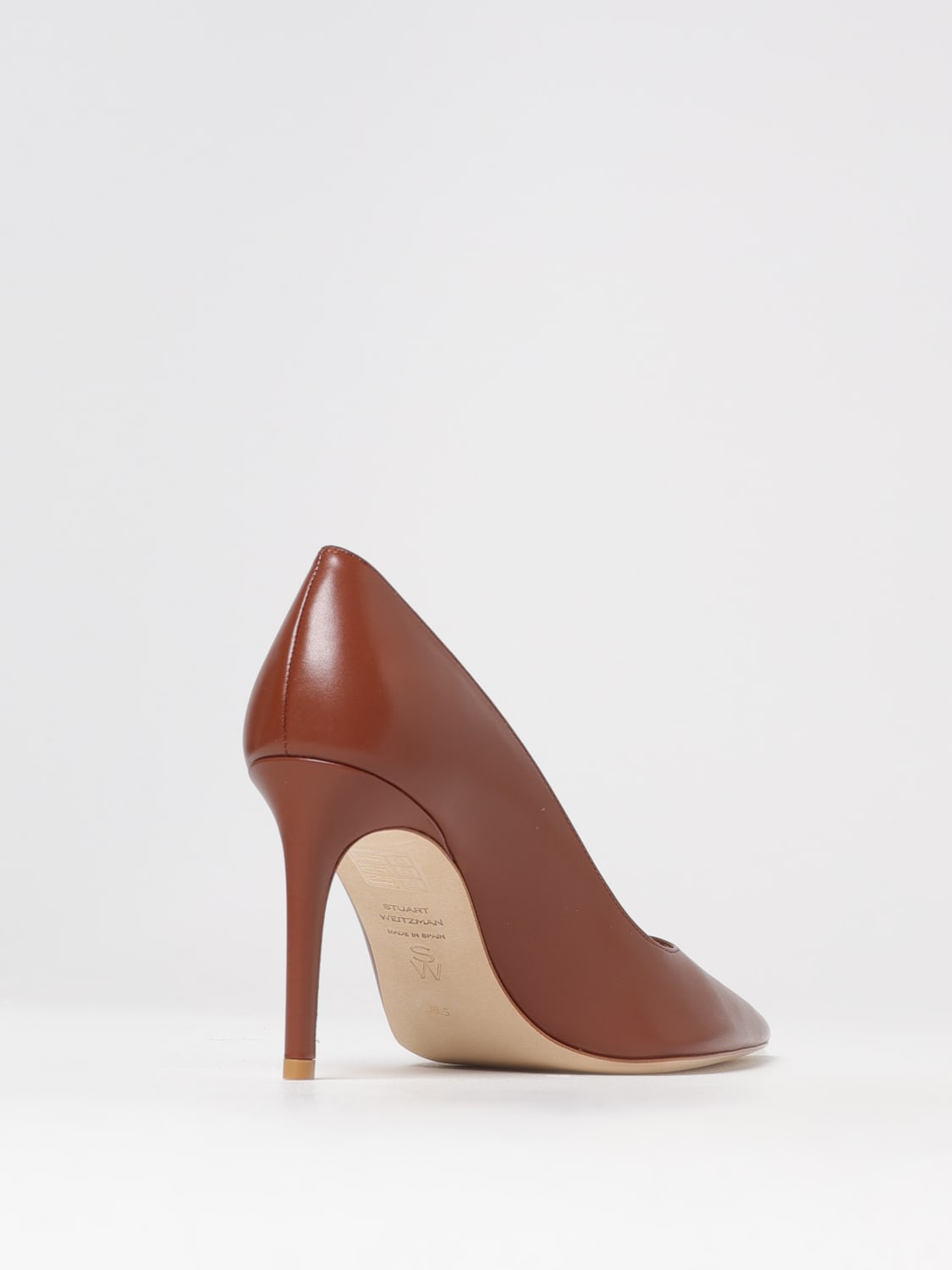 STUART WEITZMAN DÉCOLLETÉ: Décolleté Power Stuart Weitzman in pelle , Sabbia - Img 3