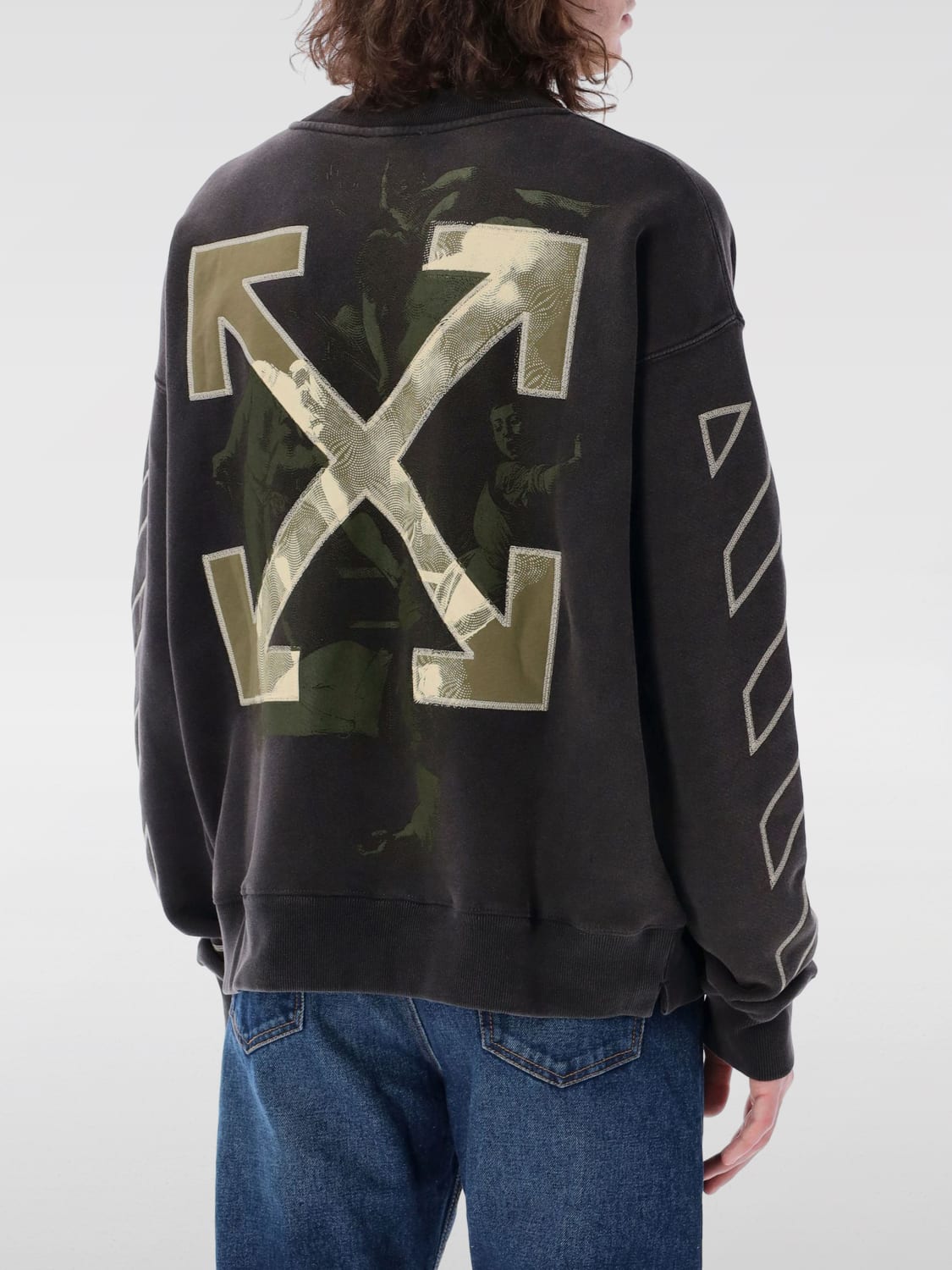 OFF-WHITE SUDADERA: Sudadera hombre Off-white, Negro - Img 2
