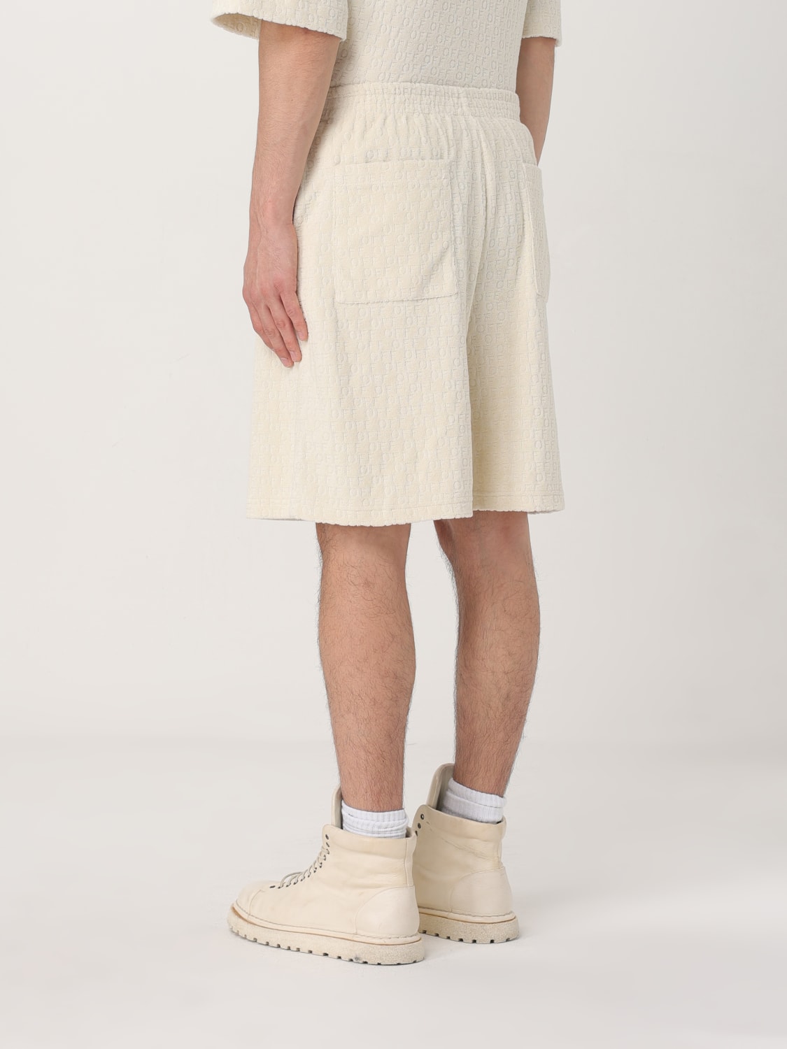 OFF-WHITE SHORTS: Shorts herren Off-white, Weiß - Img 3