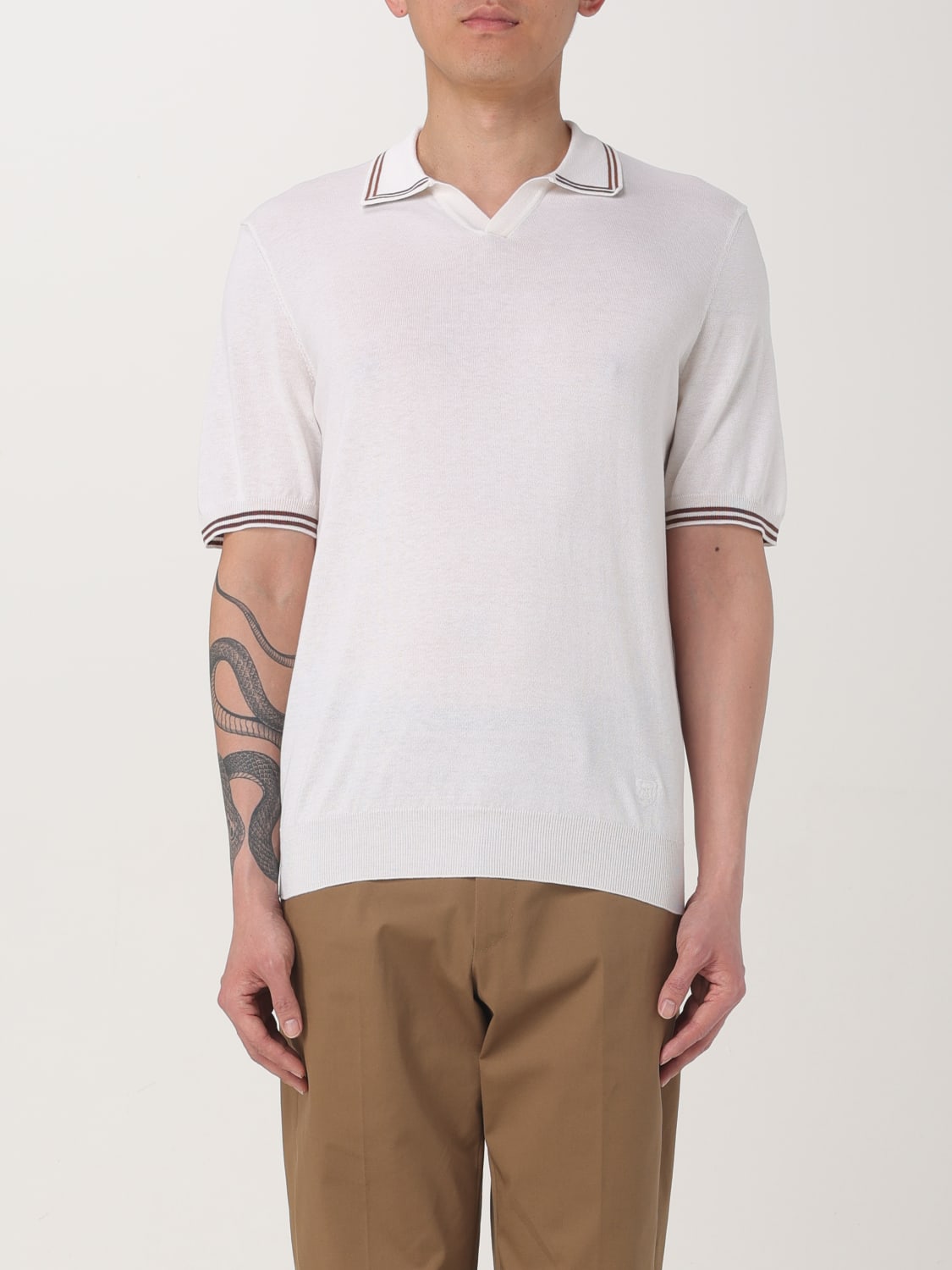 CORNELIANI POLO: Pullover herren Corneliani, Weiß - Img 1