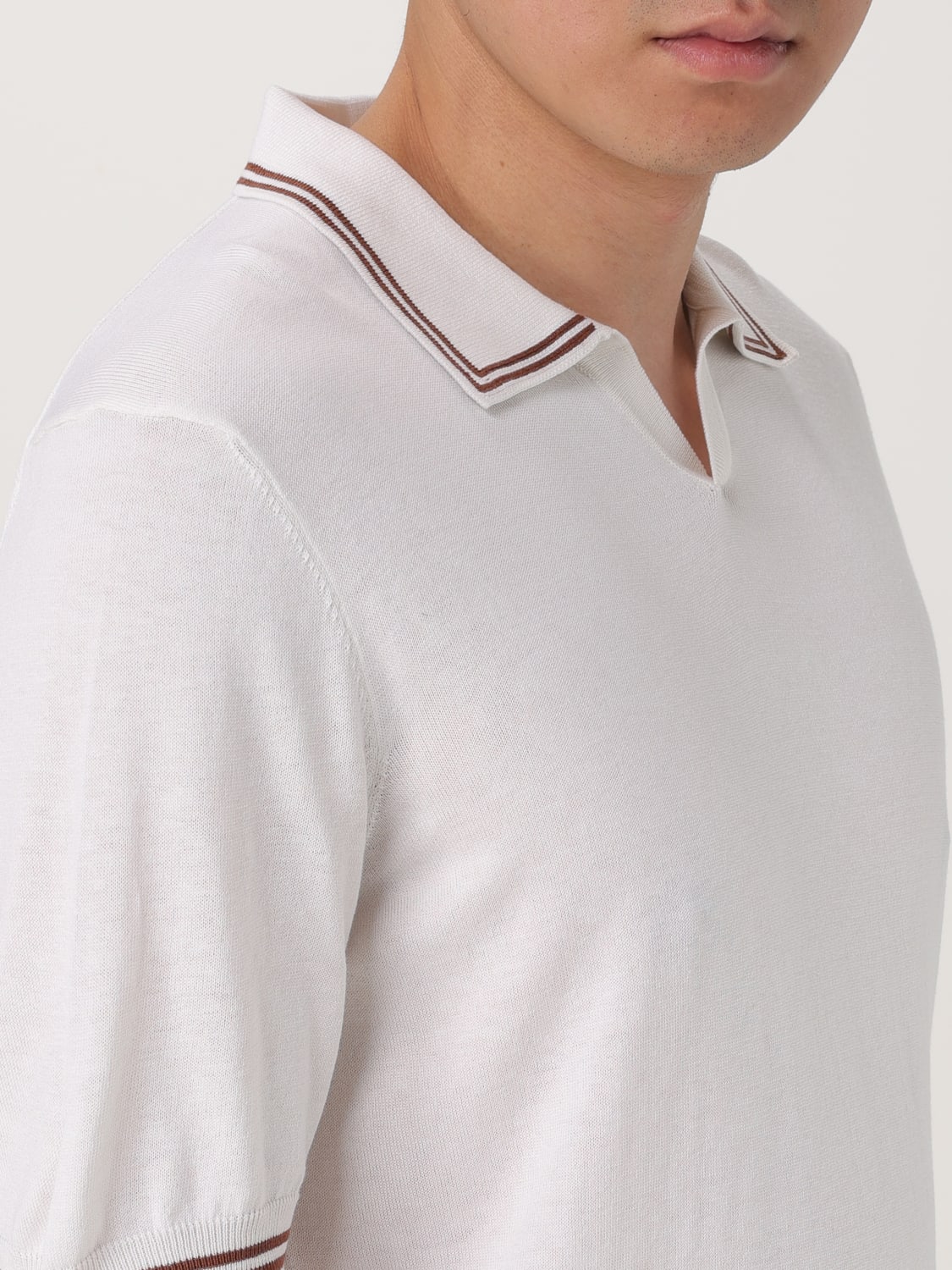 CORNELIANI POLO: Pullover herren Corneliani, Weiß - Img 3