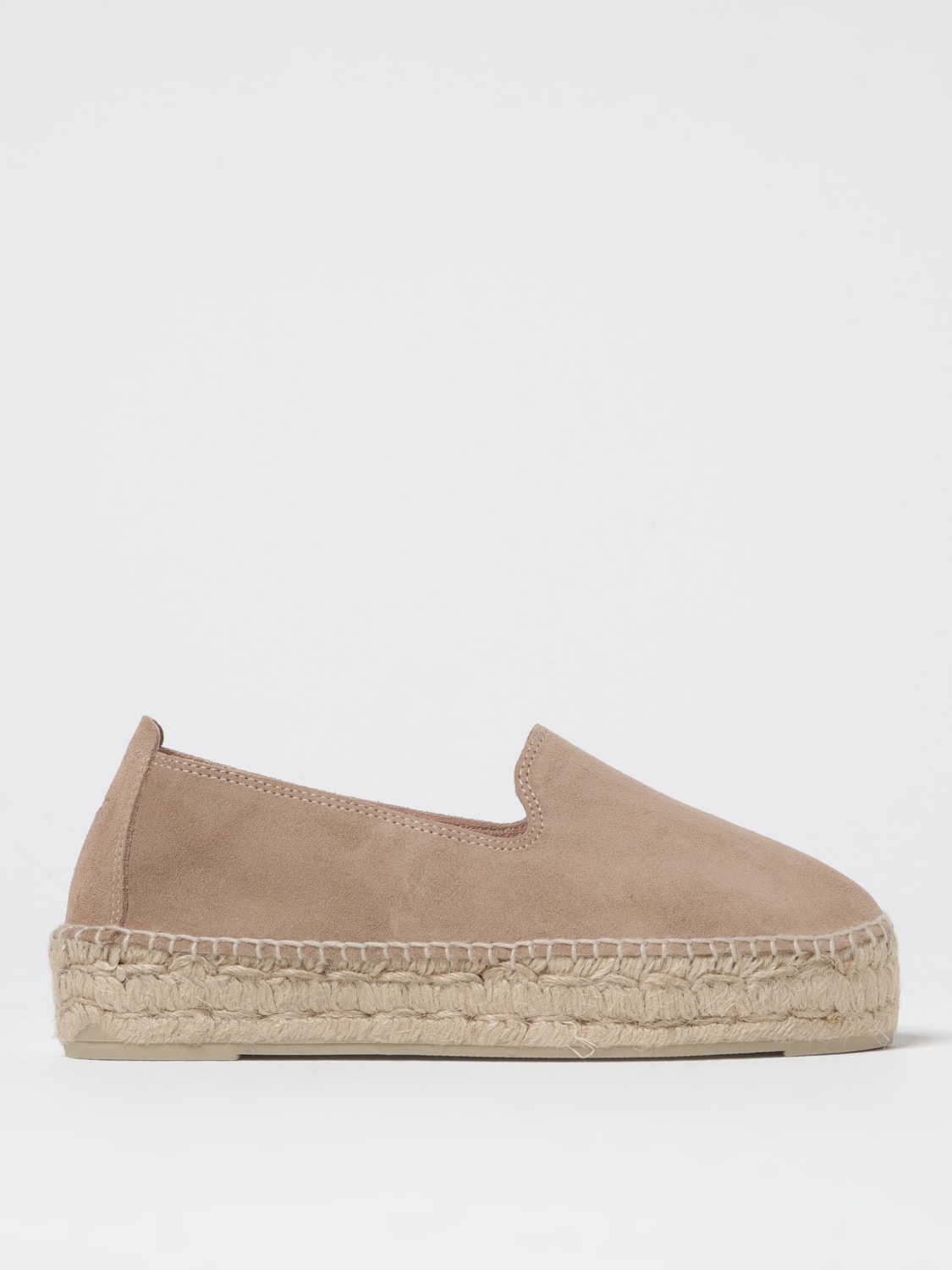 フラットシューズ MANEBI Woman Espadrilles Beige G03P0 NATURAL Manebí | Cotton Crochet Wedge Espadrilles-Natural