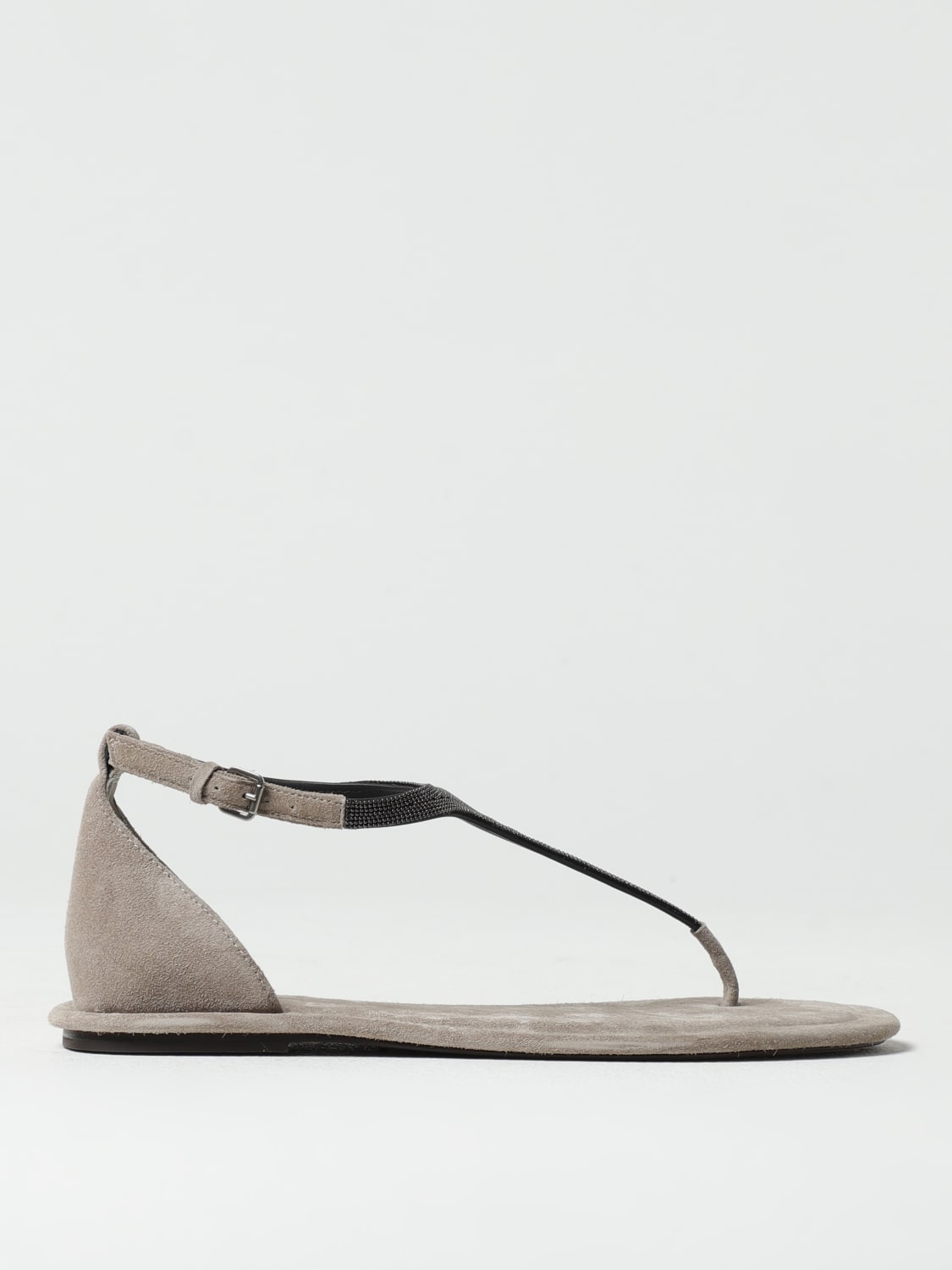 サンダル・ミュール BRUNELLO CUCINELLI MZSFC2892 C5859 Sandals BRUNELLO CUCINELLI: Shoes woman - Ice | Brunello Cucinelli