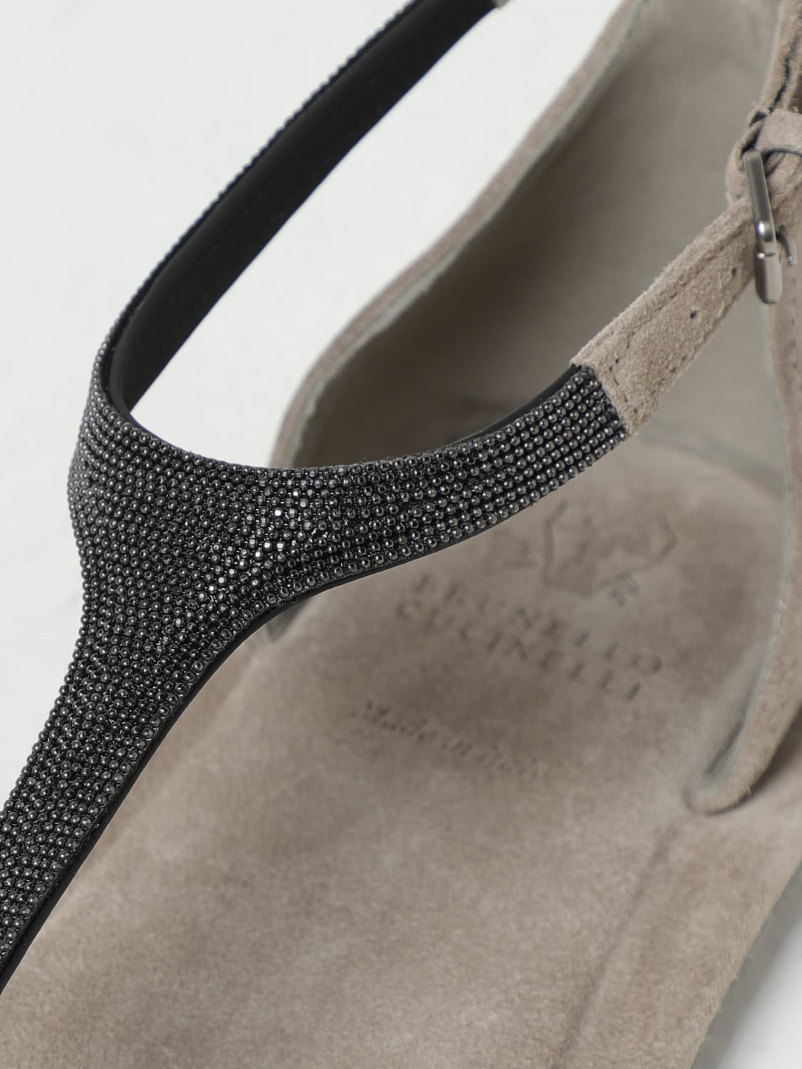 サンダル・ミュール BRUNELLO CUCINELLI MZSFC2892 C5859 Sandals BRUNELLO CUCINELLI: Shoes woman - Ice | Brunello Cucinelli