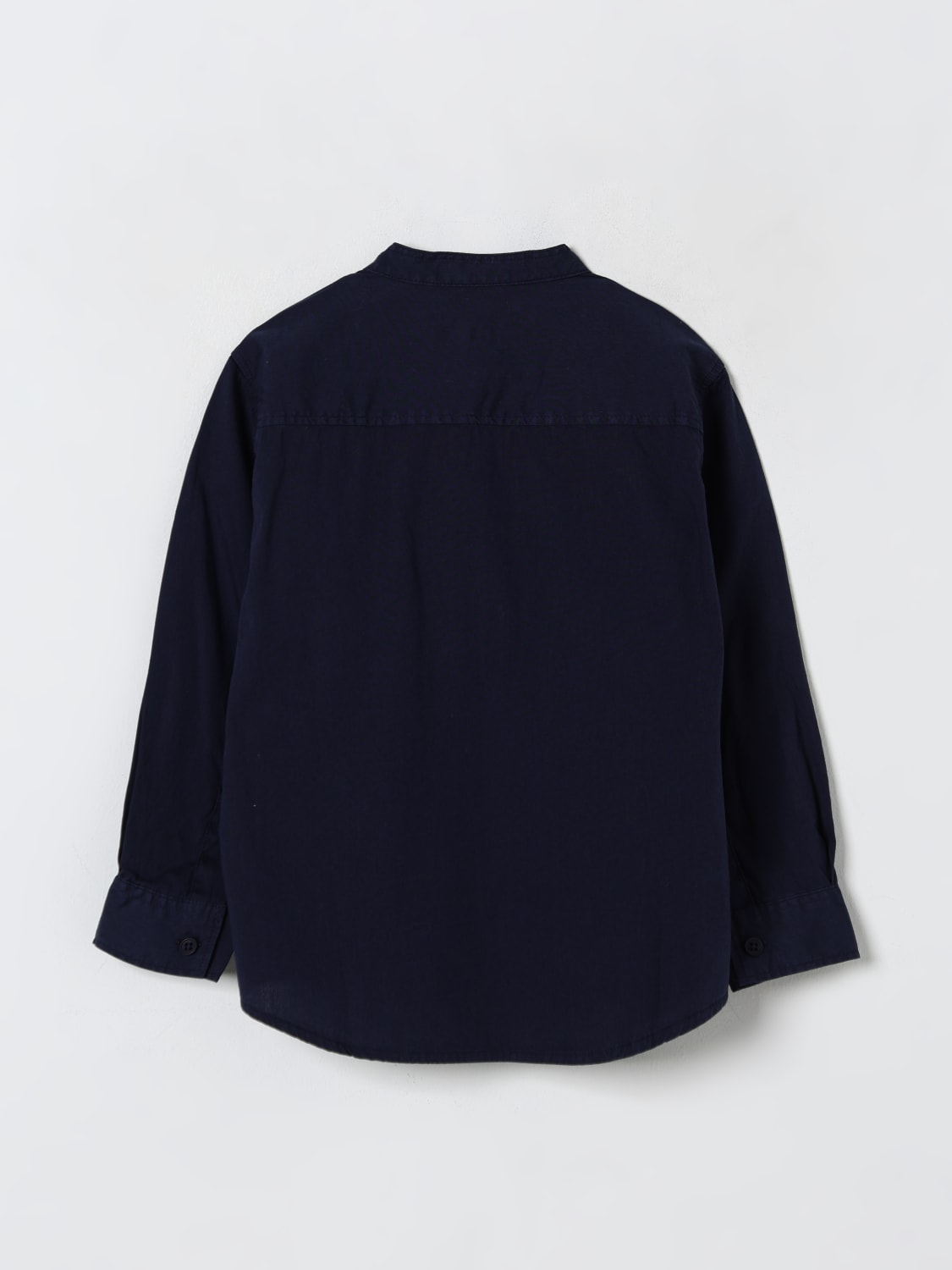 IL GUFO CAMISA: Camisa niños Il Gufo, Azul Oscuro - Img 2