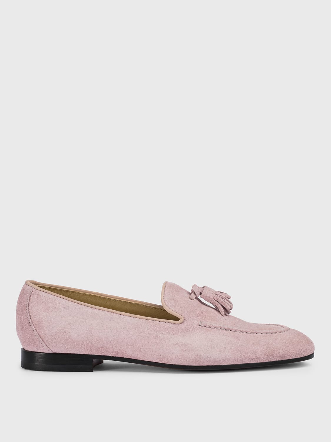 DOUCAL'S MOCASSINI: Mocassino Doucal's in camoscio con nappe, Rosa - Img 1