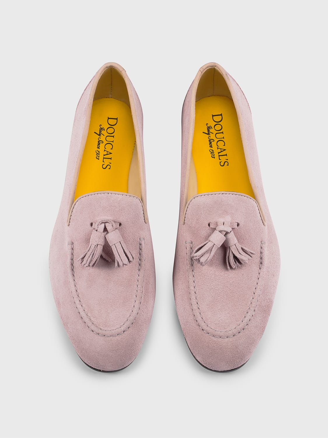 DOUCAL'S MOCASSINI: Mocassino Doucal's in camoscio con nappe, Rosa - Img 3