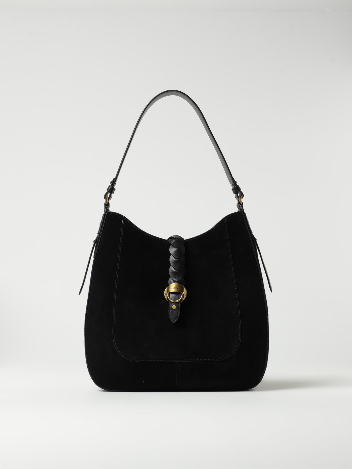 ハンドバッグ ISABEL MARANT Woman Handbag Brown PP0353FAC2C21M 50CO Oskan Moon Bag Woman cognac | ISABEL MARANT Official online