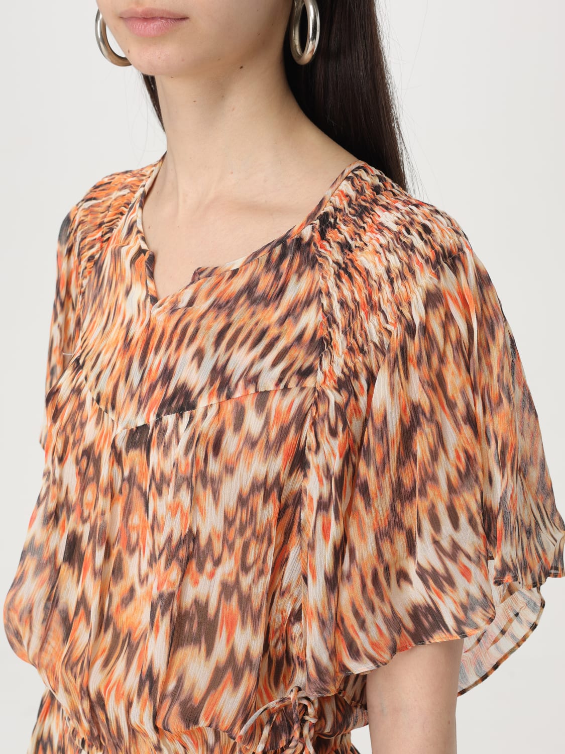 ワンピース ISABEL MARANT Woman Dress Orange RO0837FAC2J05I 11OR 25ERO0804FA-C2J15I-11OR-A.jpg?