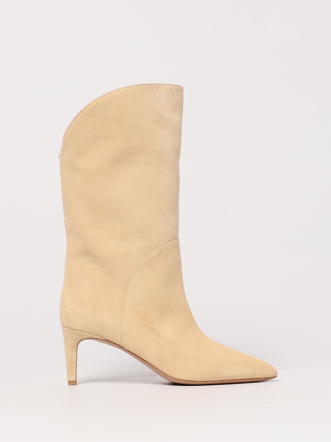 ブーツその他 PARIS TEXAS Woman Boots Beige PX1593XV0SS ECRU PARIS TEXAS: Flat ankle boots woman - Beige | Paris Texas