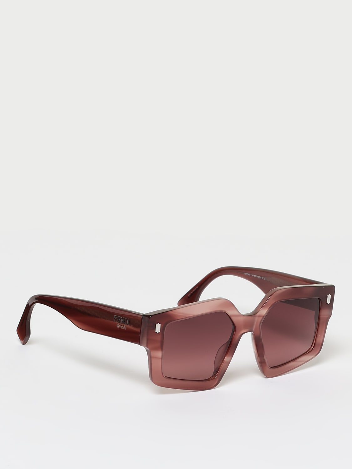 FENDI SUNGLASSES: Sunglasses woman Fendi, Burgundy - Img 1