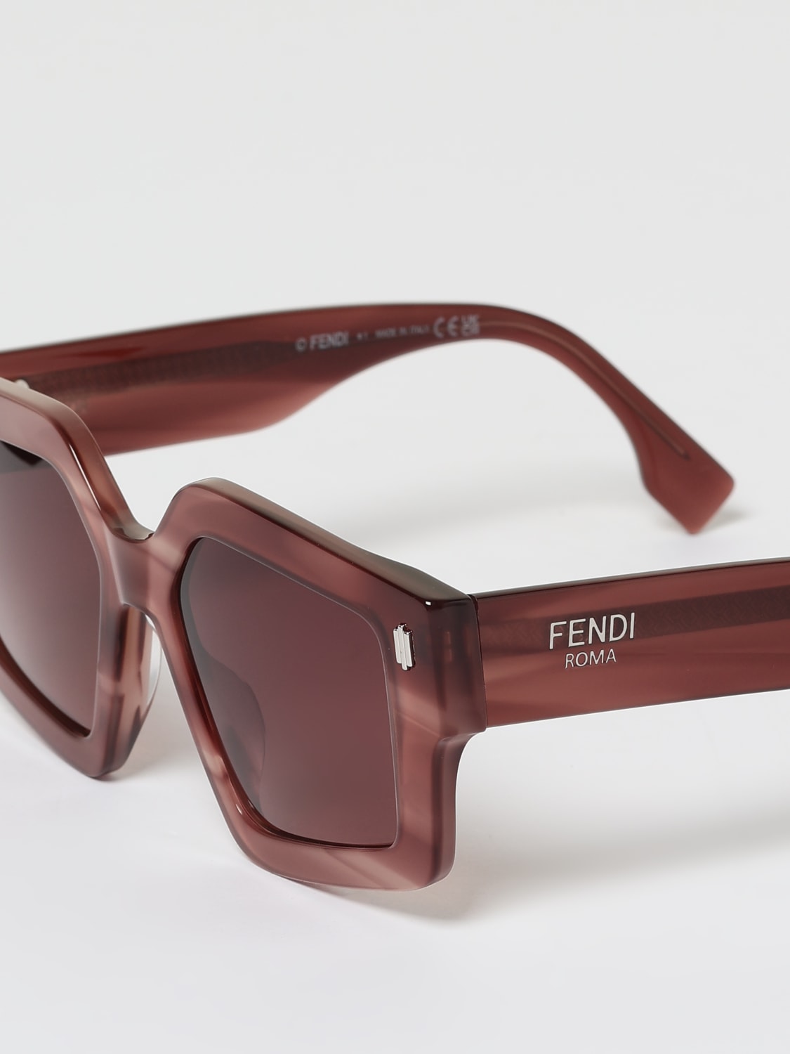 FENDI SUNGLASSES: Sunglasses woman Fendi, Burgundy - Img 5