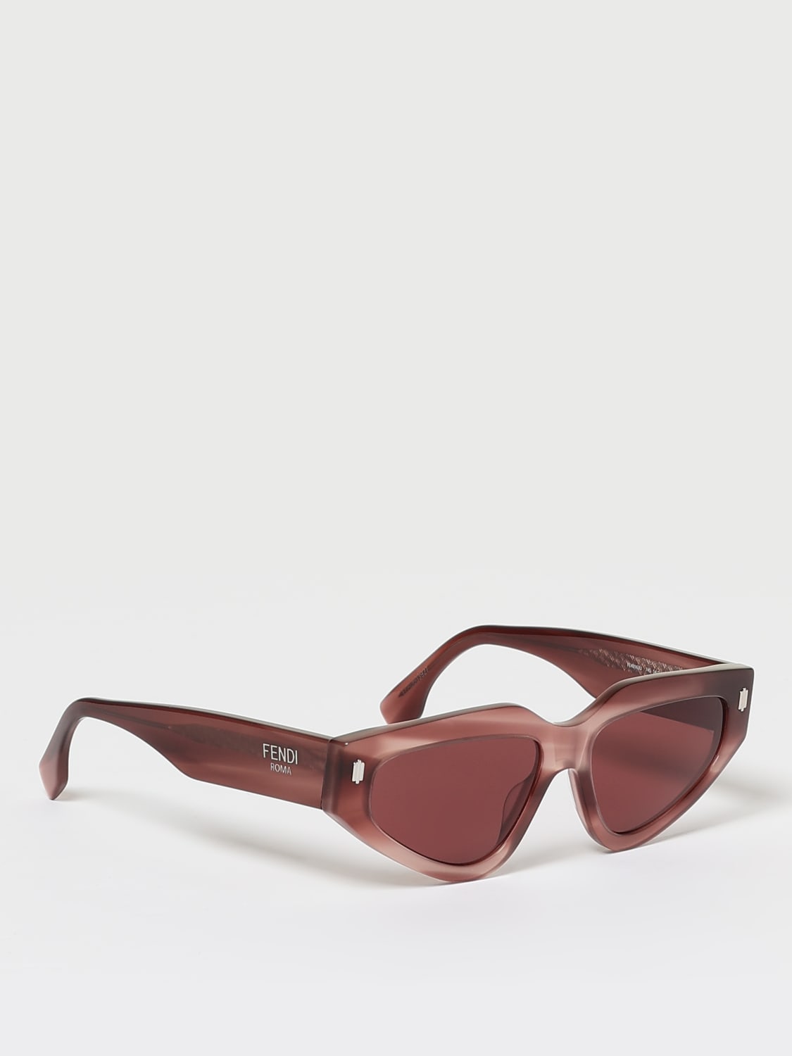 サングラス FENDI Woman Sunglasses Burgundy FE40163U 74S FENDI: Sunglasses woman - Burgundy | Fendi sunglasses