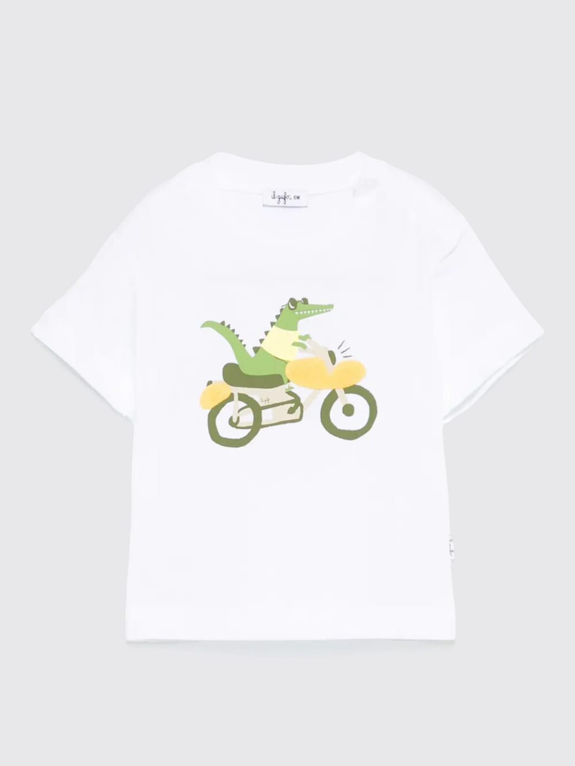 IL GUFO T-SHIRT: T-shirt kids Il Gufo, Green - Img 1