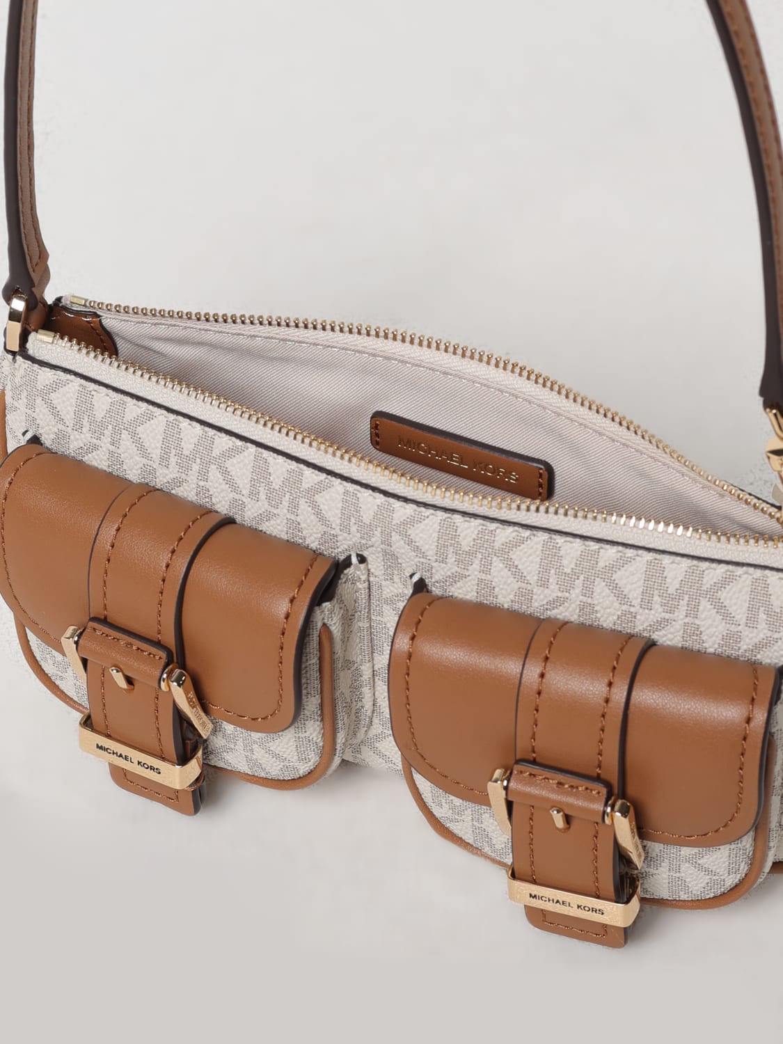 MICHAEL KORS: Handbag woman - Ivory | Michael Kors shoulder