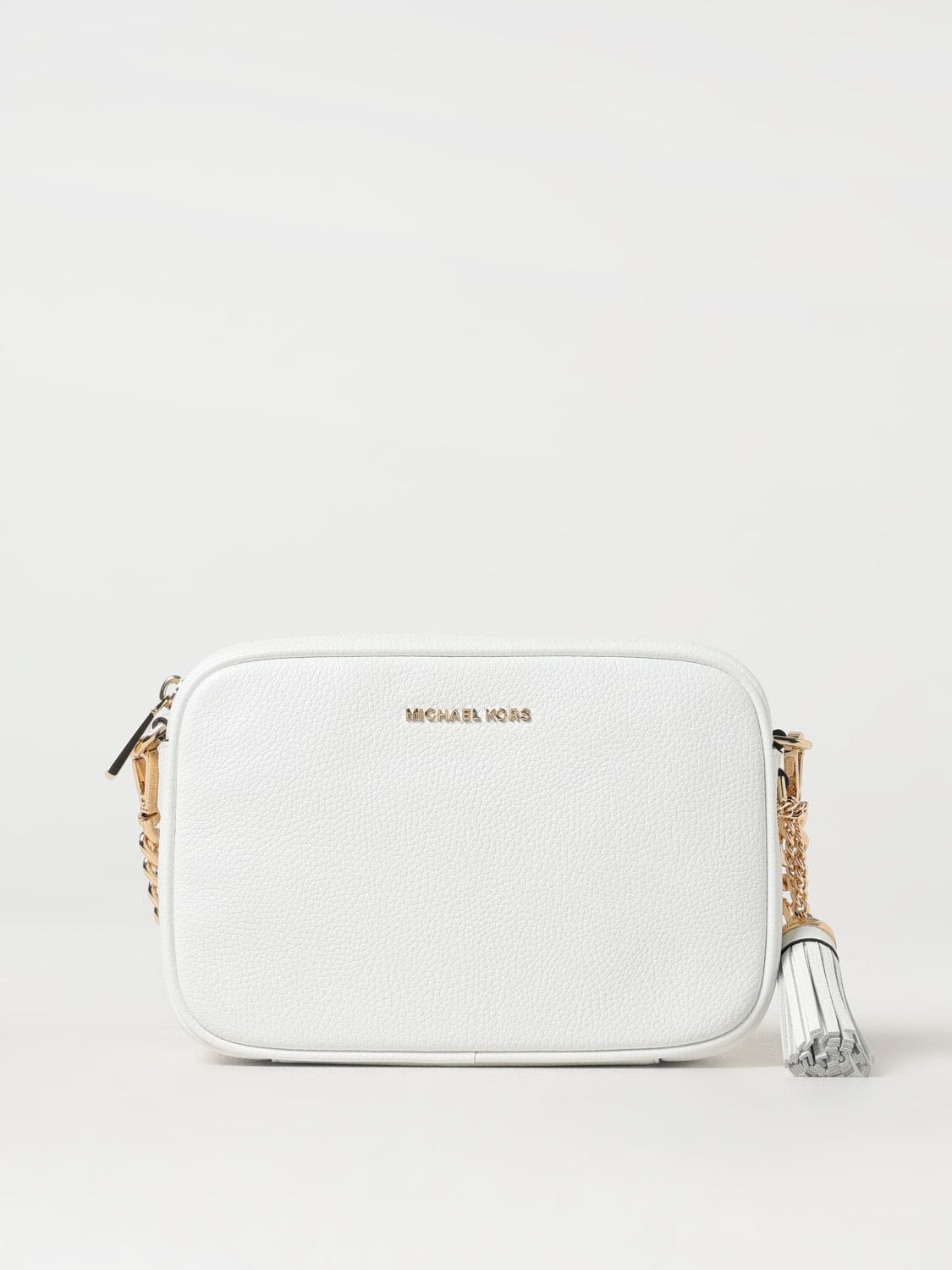 MICHAEL KORS MINI BAG: Shoulder bag woman Michael Kors, White - Img 1