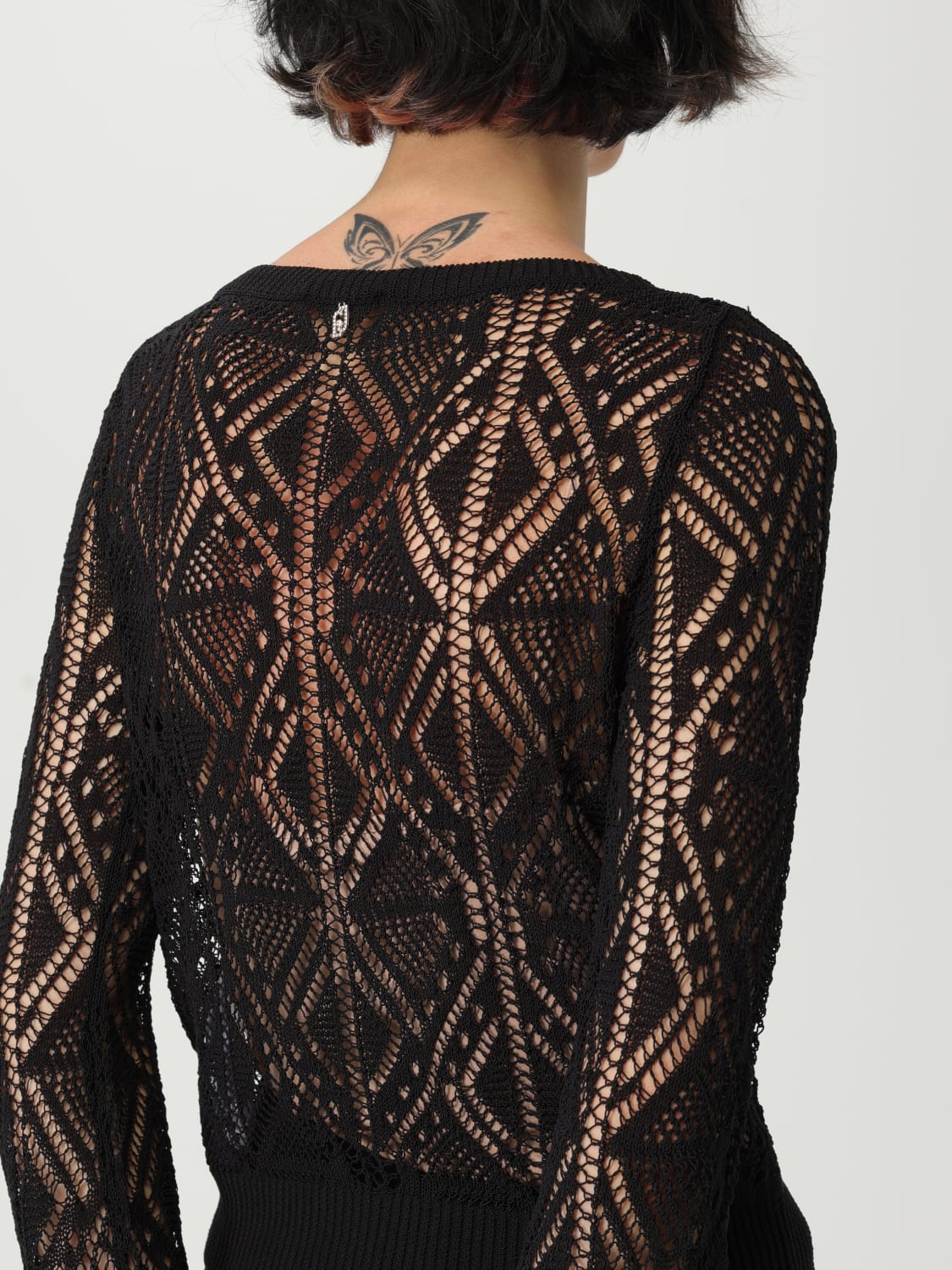 LIU JO PULLOVER: Pullover damen Liu Jo, Schwarz - Img 3