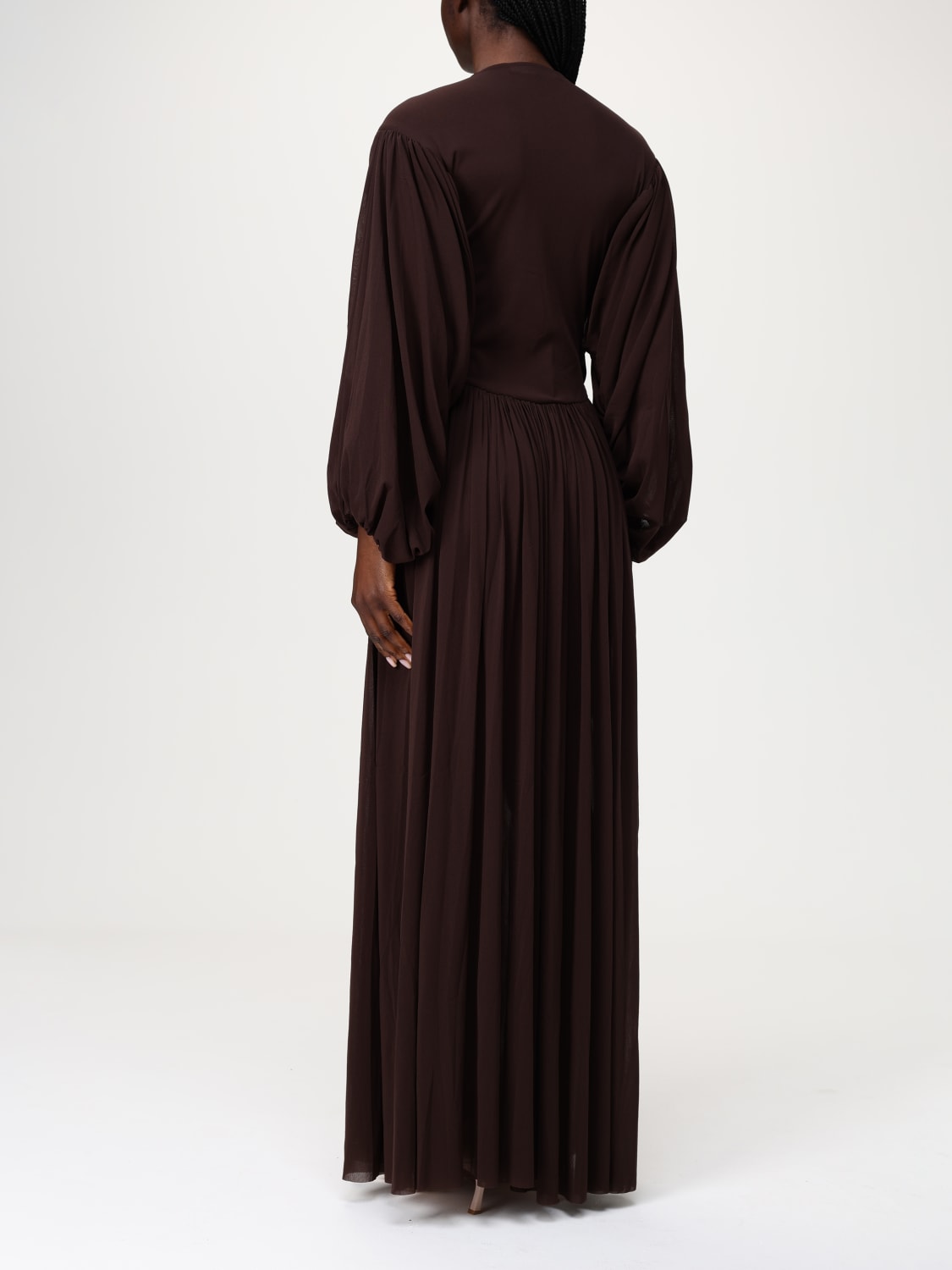 PHILOSOPHY DI LORENZO SERAFINI DRESS: Dress woman Philosophy Di Lorenzo Serafini, Brown - Img 2