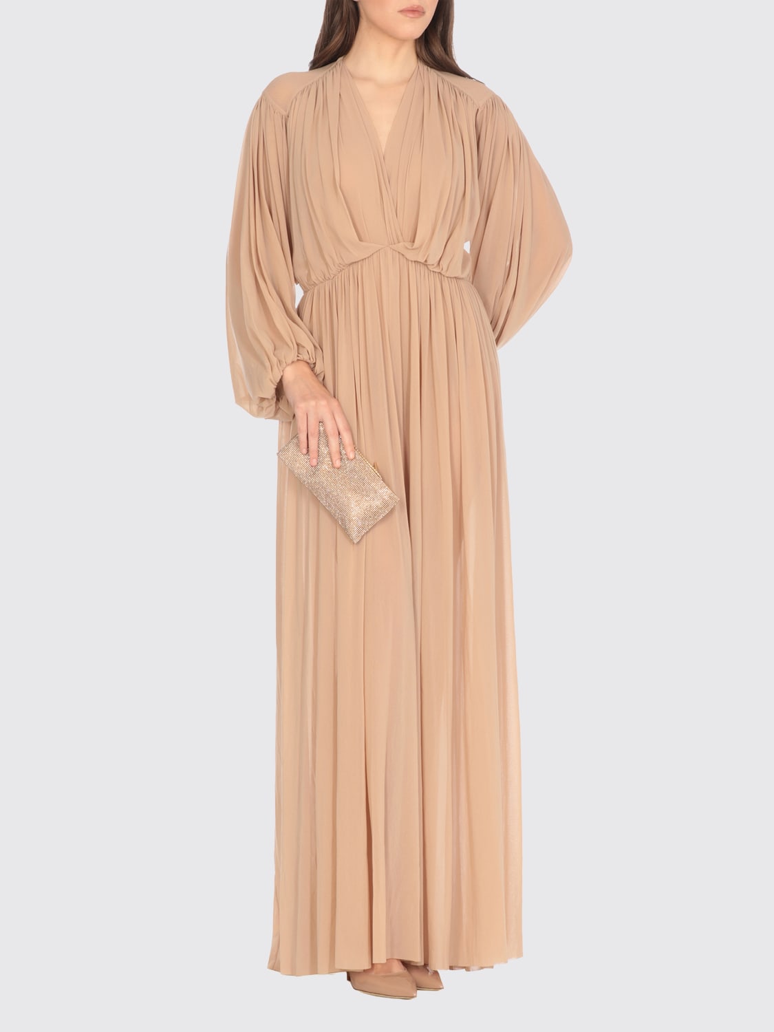 PHILOSOPHY DI LORENZO SERAFINI ROBE: Robes femme Philosophy Di Lorenzo Serafini, Sable - Img 2