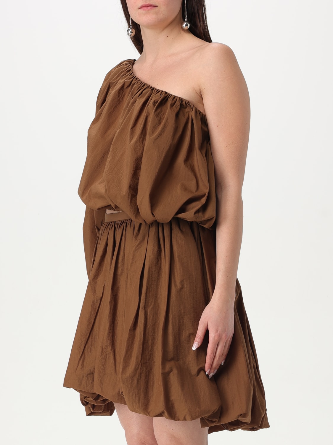 PHILOSOPHY DI LORENZO SERAFINI TOP: Chemise femme Philosophy Di Lorenzo Serafini, Marron - Img 4