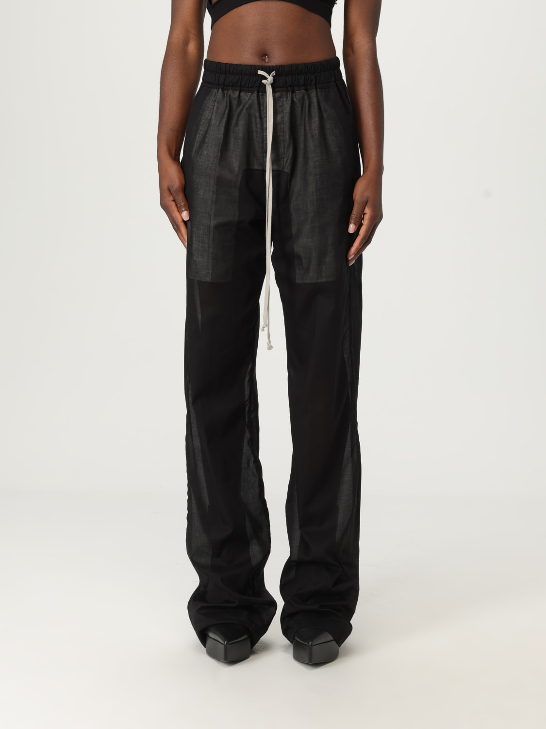 パンツ RICK OWENS Woman Pants Black RP01E7325CV 09 RICK OWENS: Pants woman - Black | Rick Owens pants