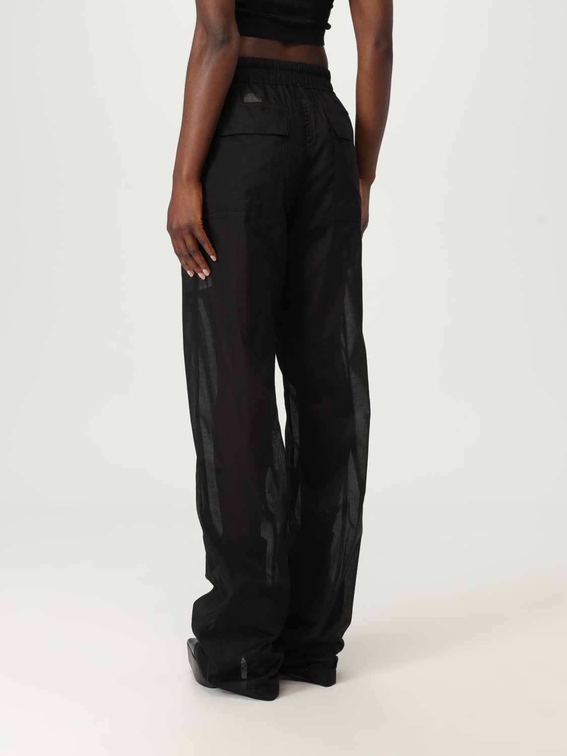 パンツ RICK OWENS Woman Pants Black RP01E7325CV 09 RICK OWENS: Pants woman - Black | Rick Owens pants