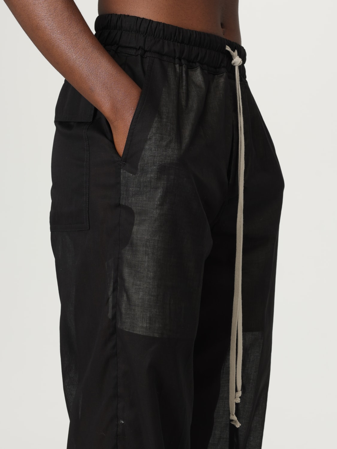 RICK OWENS: Pants woman - Black | Rick Owens pants
