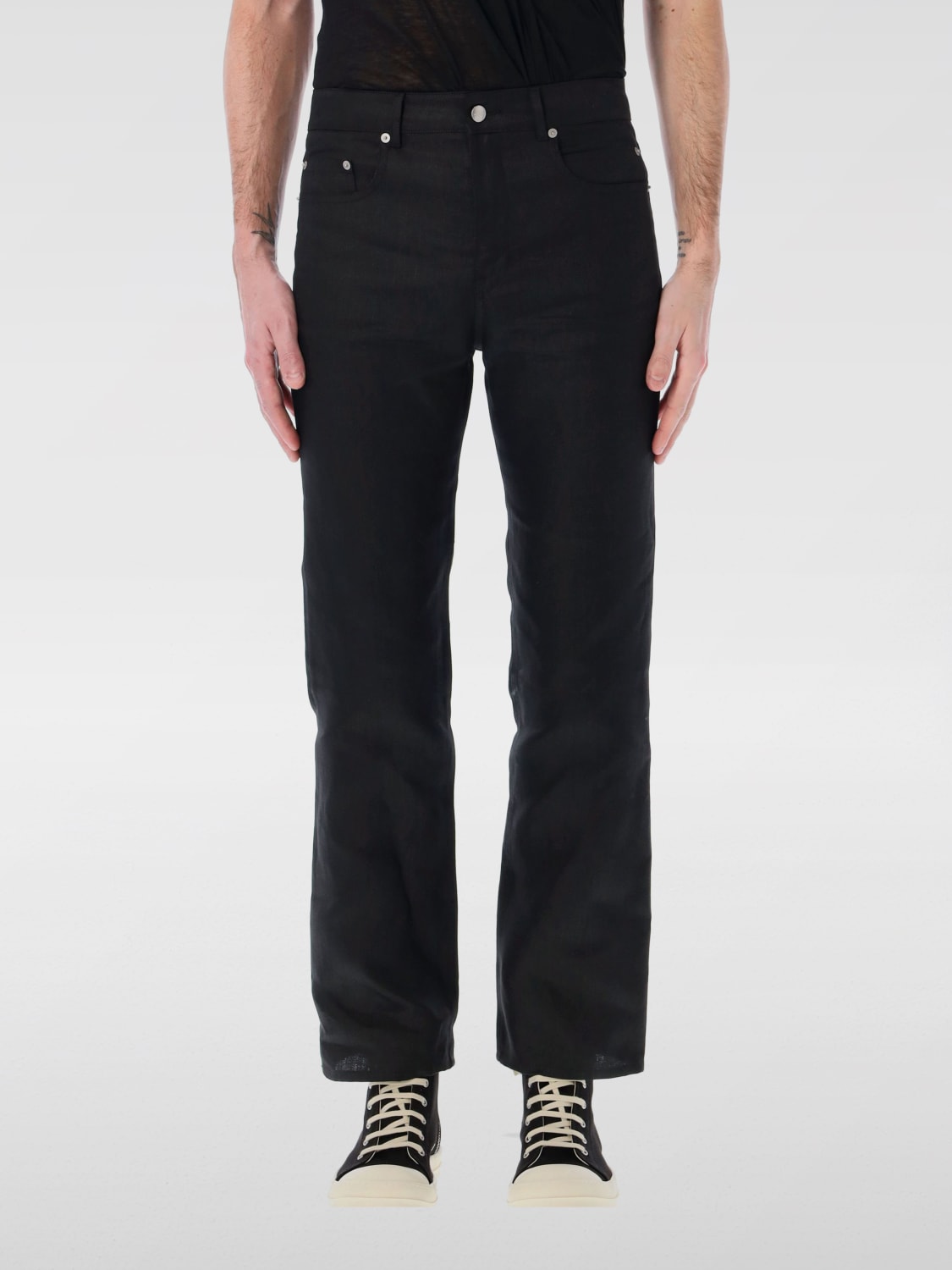 RICK OWENS HOSE: Hose herren Rick Owens, Schwarz - Img 1