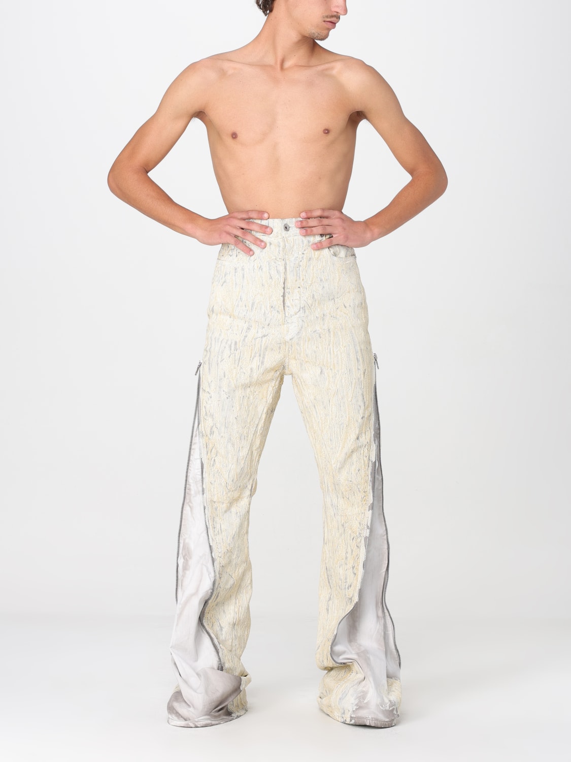 RICK OWENS JEANS: Jeans homme Rick Owens, Or - Img 2