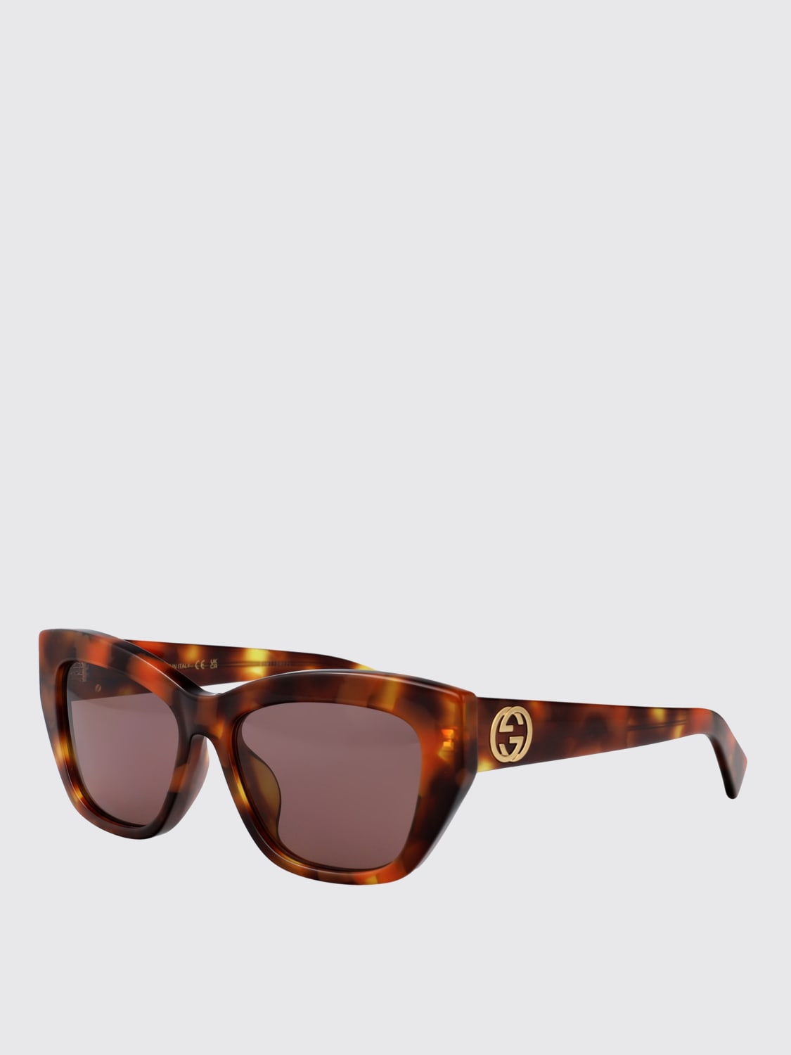 GUCCI SUNGLASSES: Sunglasses woman Gucci, Brown - Img 1