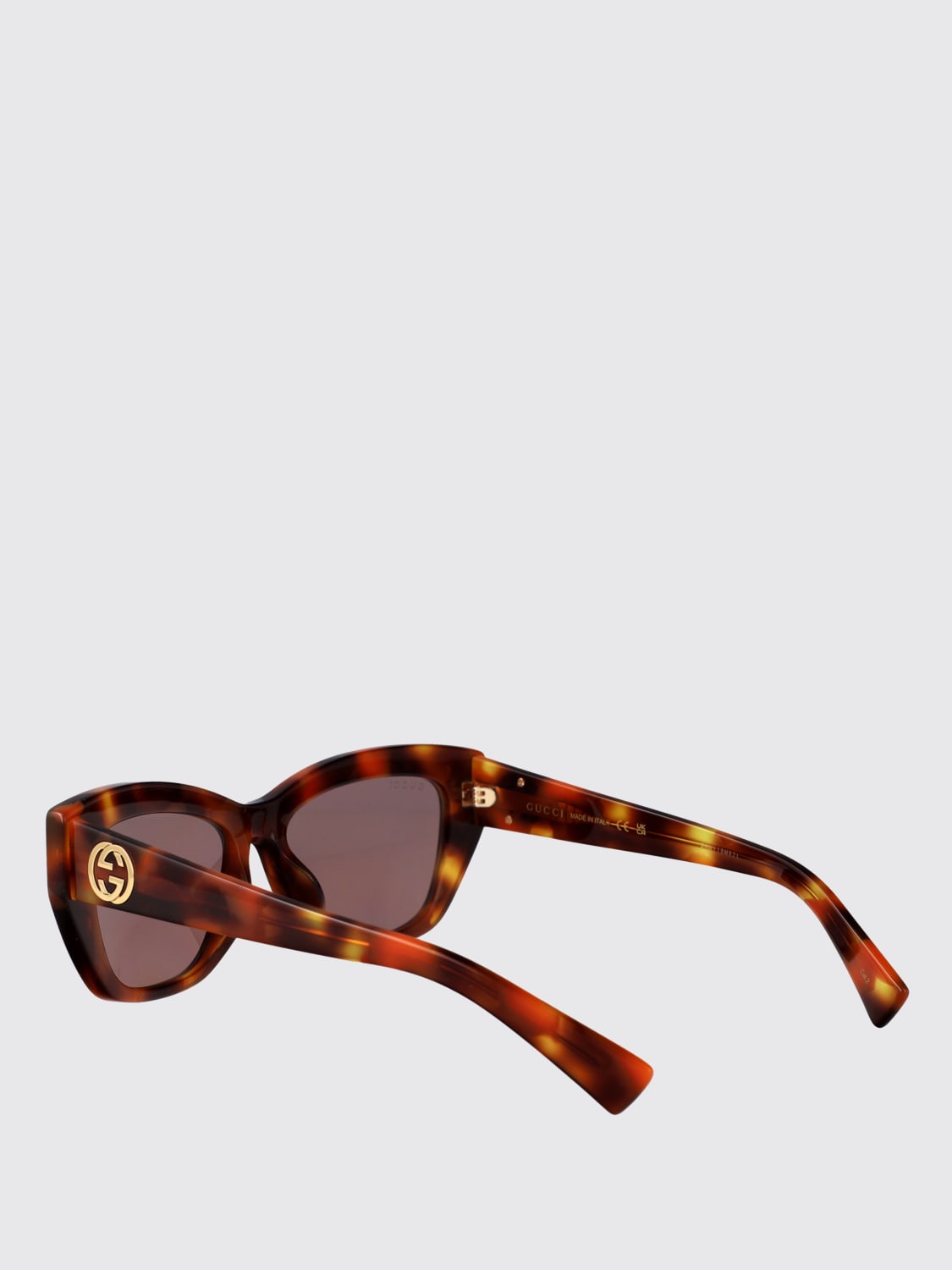GUCCI SUNGLASSES: Sunglasses woman Gucci, Brown - Img 3