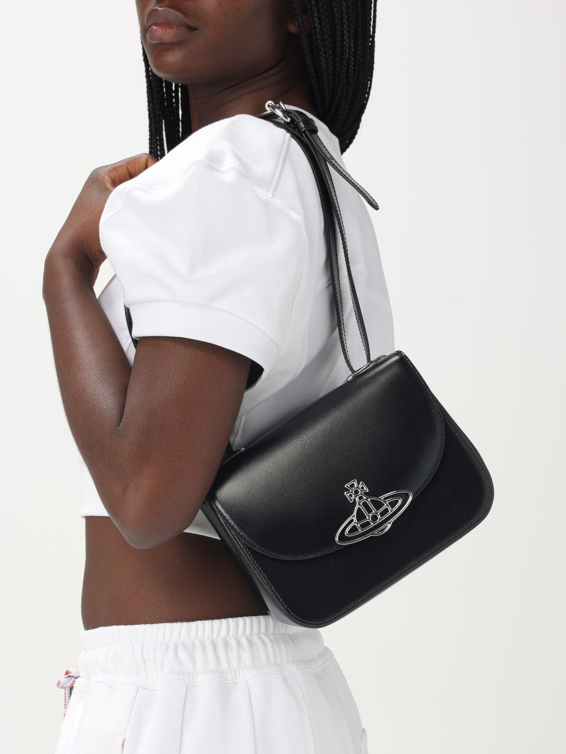 VIVIENNE WESTWOOD Woman Mini bag Black 4802000FWL0077 N401 VIVIENNE WESTWOOD Woman Mini bag Black 4802000FWL0077 N401