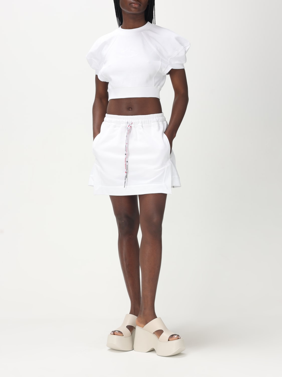 ワンピース VIVIENNE WESTWOOD Women Short Skirts 1J010007J006NA401 White VIVIENNE WESTWOOD: Skirt woman - White | Vivienne Westwood