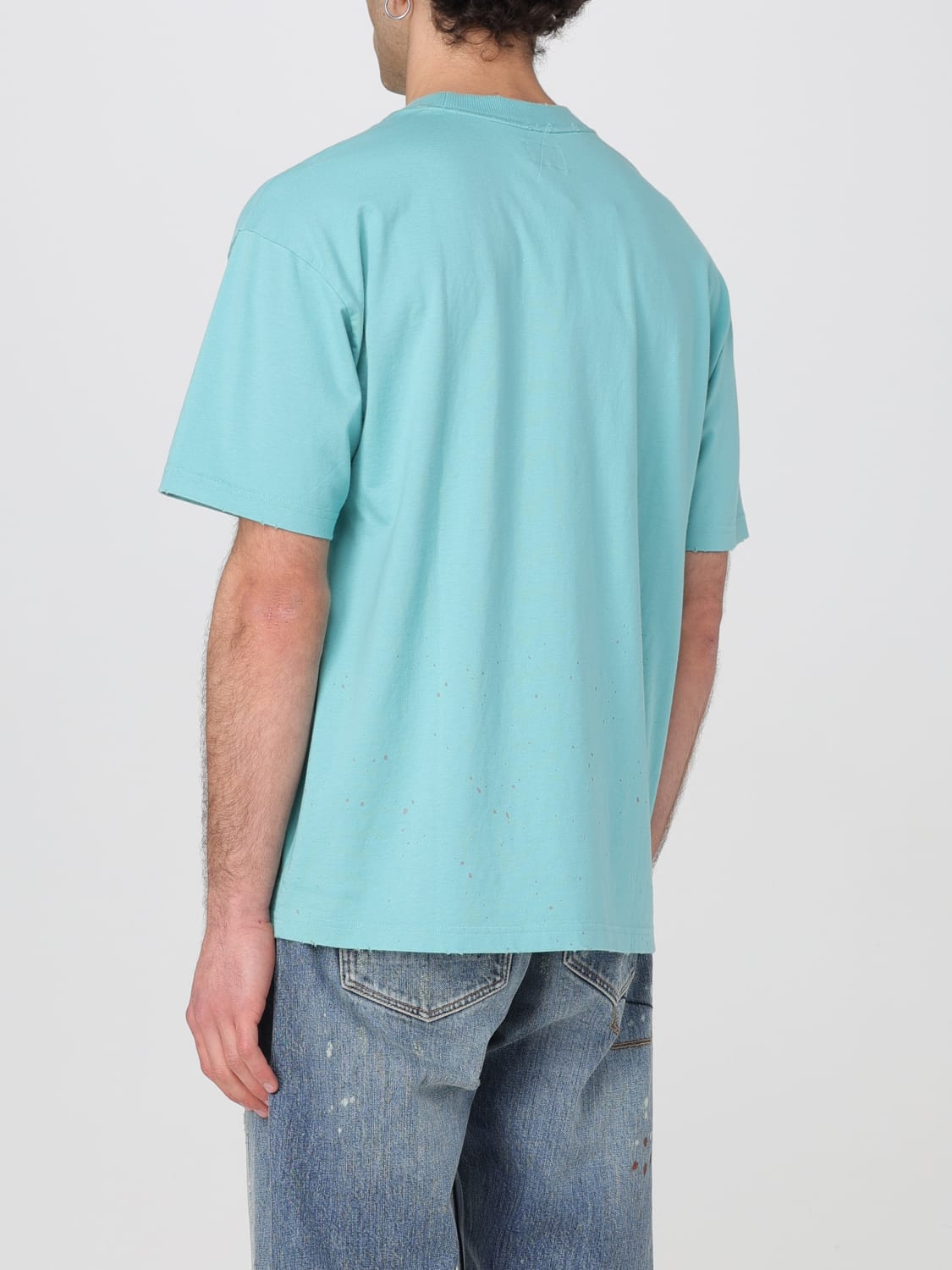 Tシャツ・カットソー EVISU Men T-shirt Green 2ESHTM5TS1136 GRN EVISU: T-shirt men - Green | Evisu t-shirt 2ESHTM5TS1136